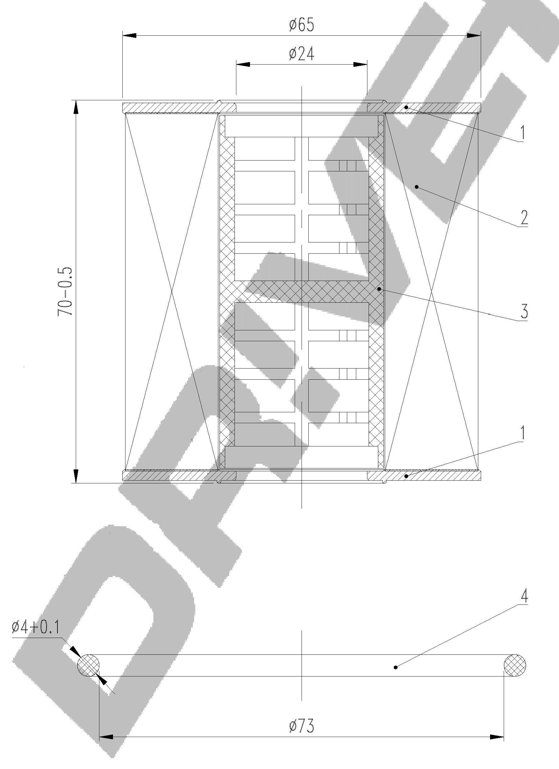 DRIVEPLUS -  Oil Filter - Insert