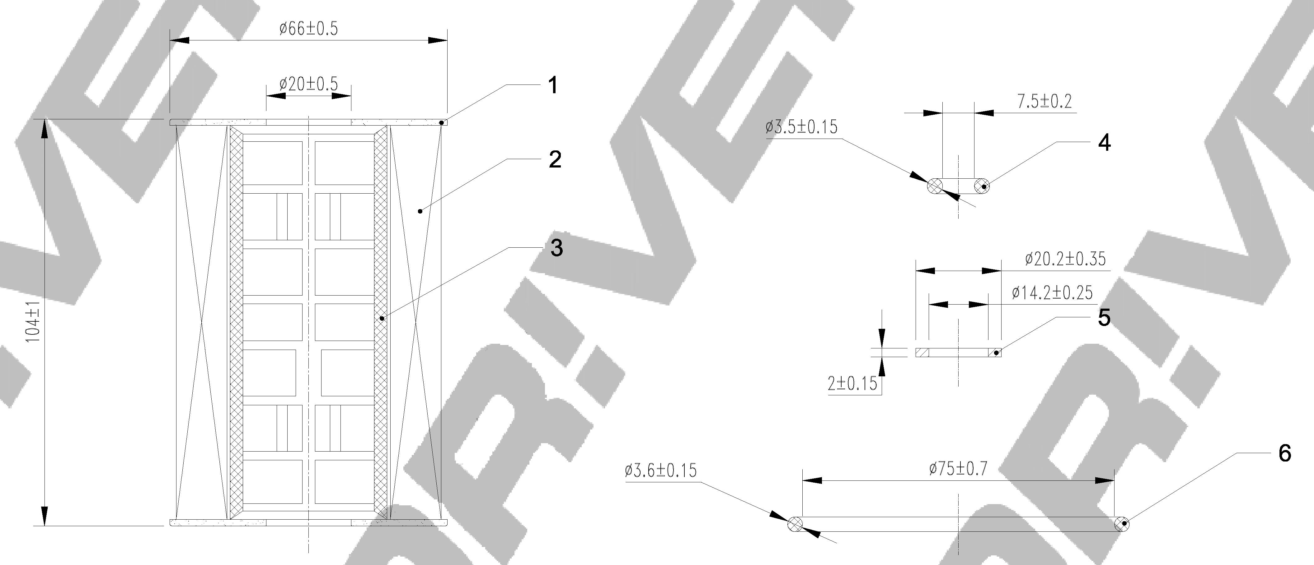 DRIVEPLUS -  Oil Filter - Insert