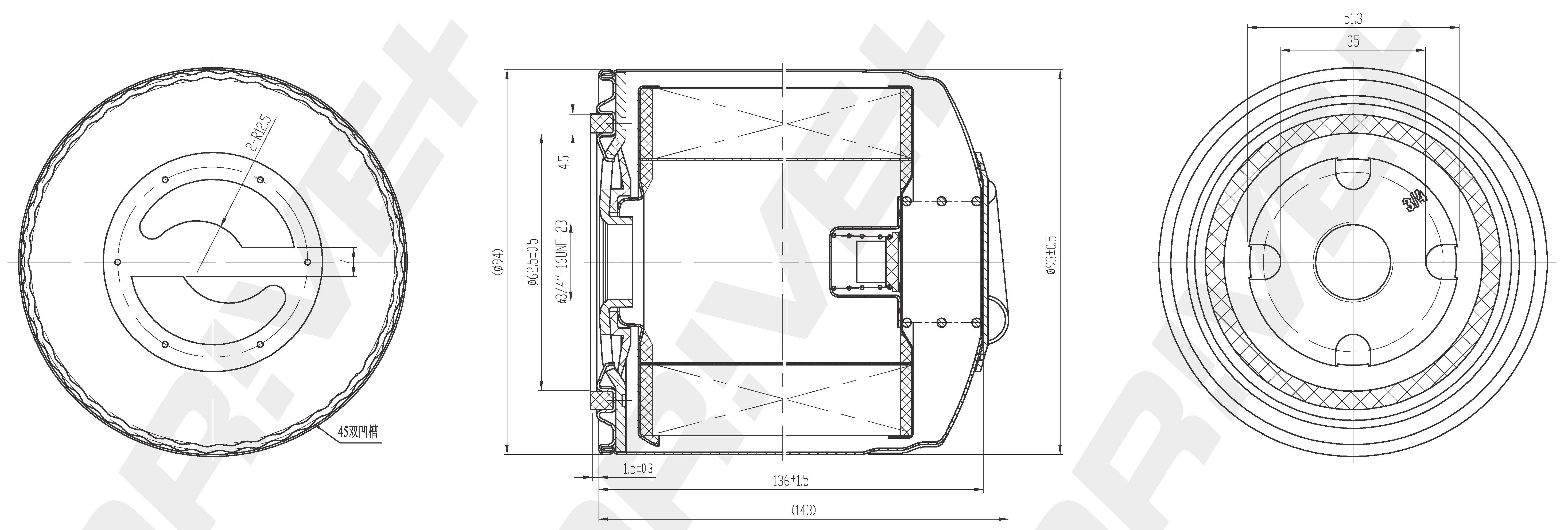 DRIVEPLUS -  Oil Filter - Screw On