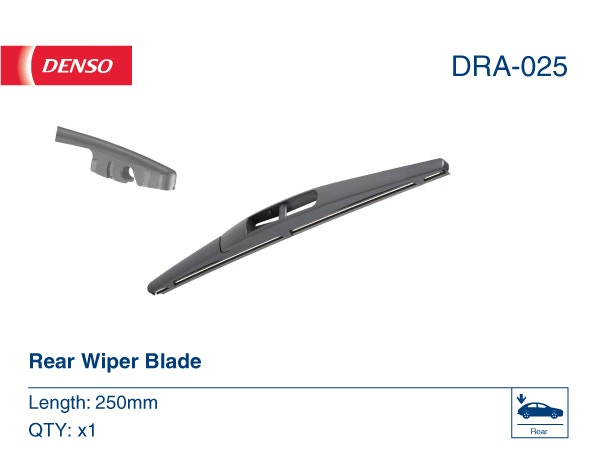 DENSO -  Wiper Blade - Universal Single - 250mm 10"