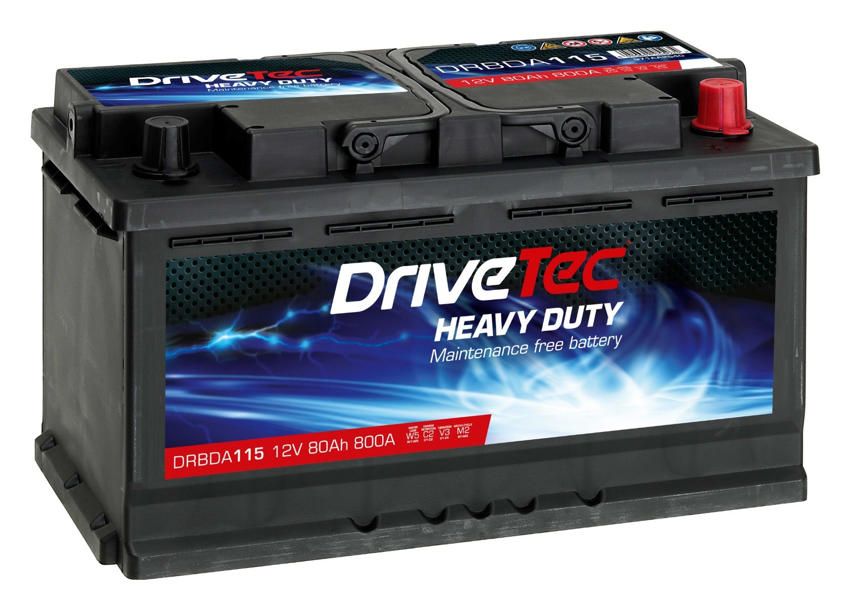 DRIVETEC -  115 AGM Start Stop Plus Battery - 3 Year Warranty