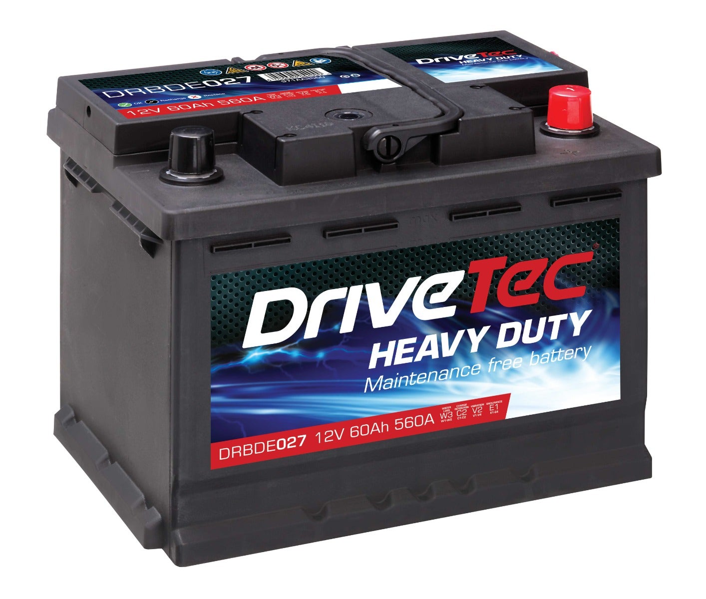 DRIVETEC -  027 EFB Start Stop Plus Battery - 3 Year Warranty