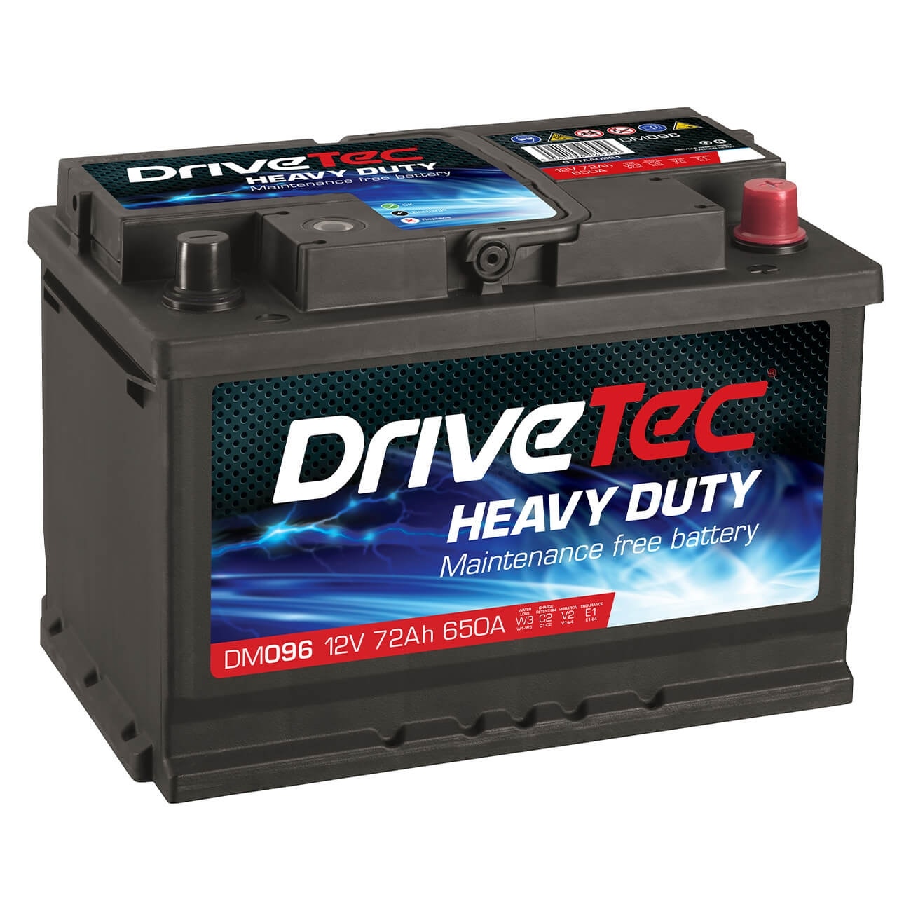 DRIVETEC -  096 SMF Battery - 3 Year Warranty