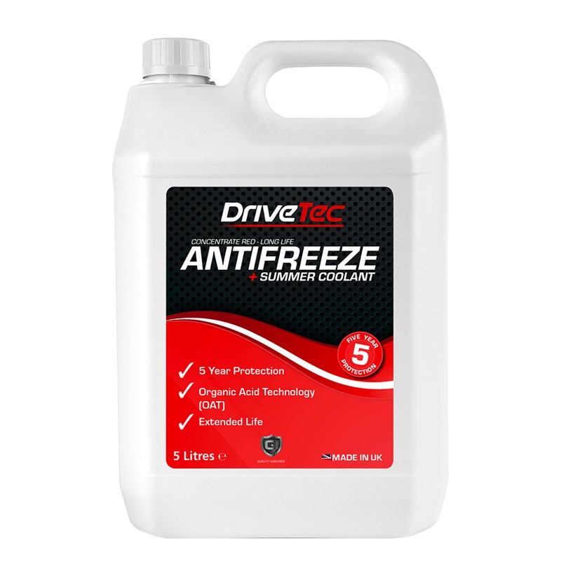 DRIVETEC -  Antifreeze Concentrate Red - 5L