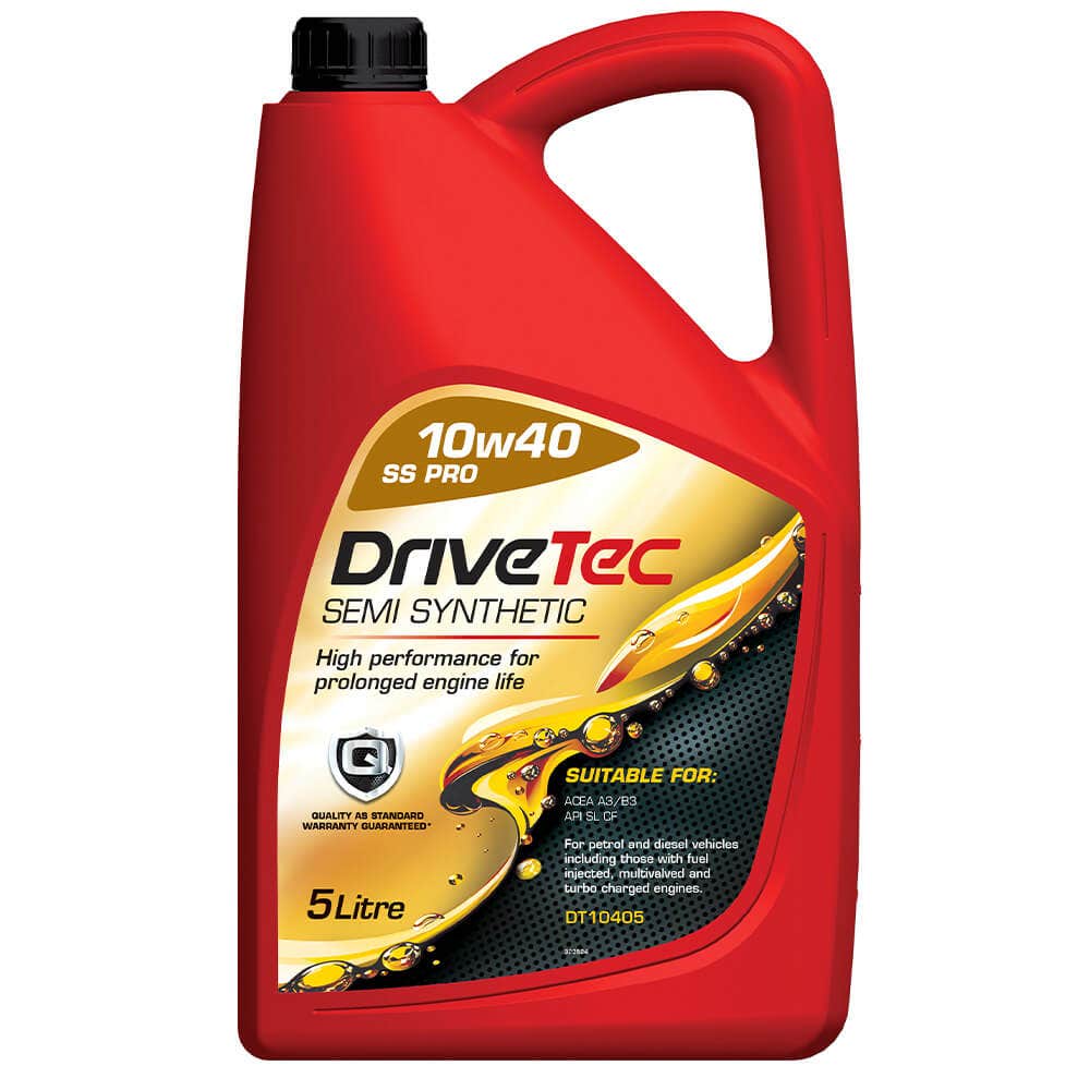 DRIVETEC -  10W40 Semi Synthetic SS PRO - 5L Engine Oil
