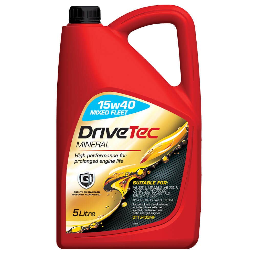 DRIVETEC -  15W40 MIXED FLEET - 5L Engine Oil