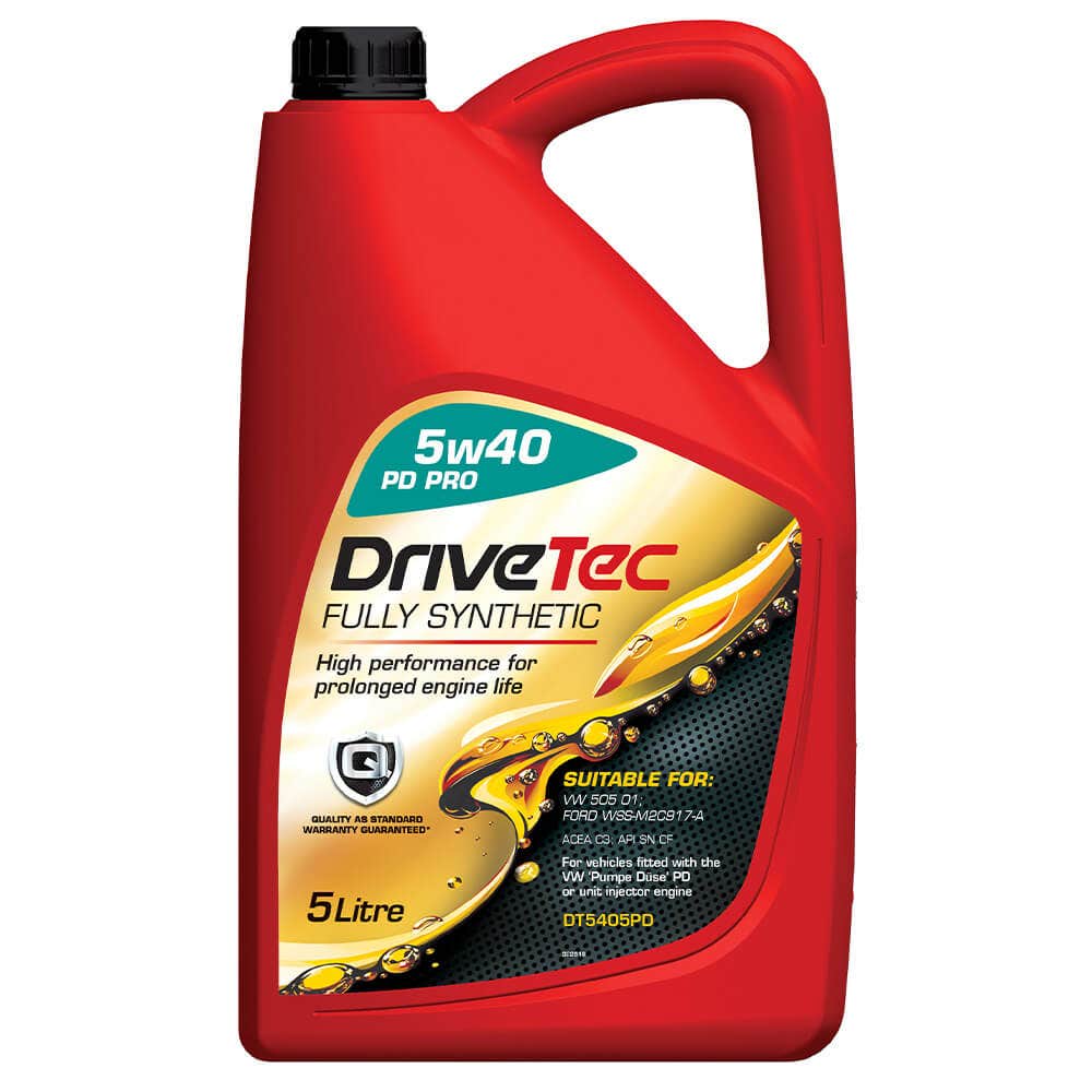 DRIVETEC -  5W40 Fully Synthetic PD PRO - 5L Engine Oil