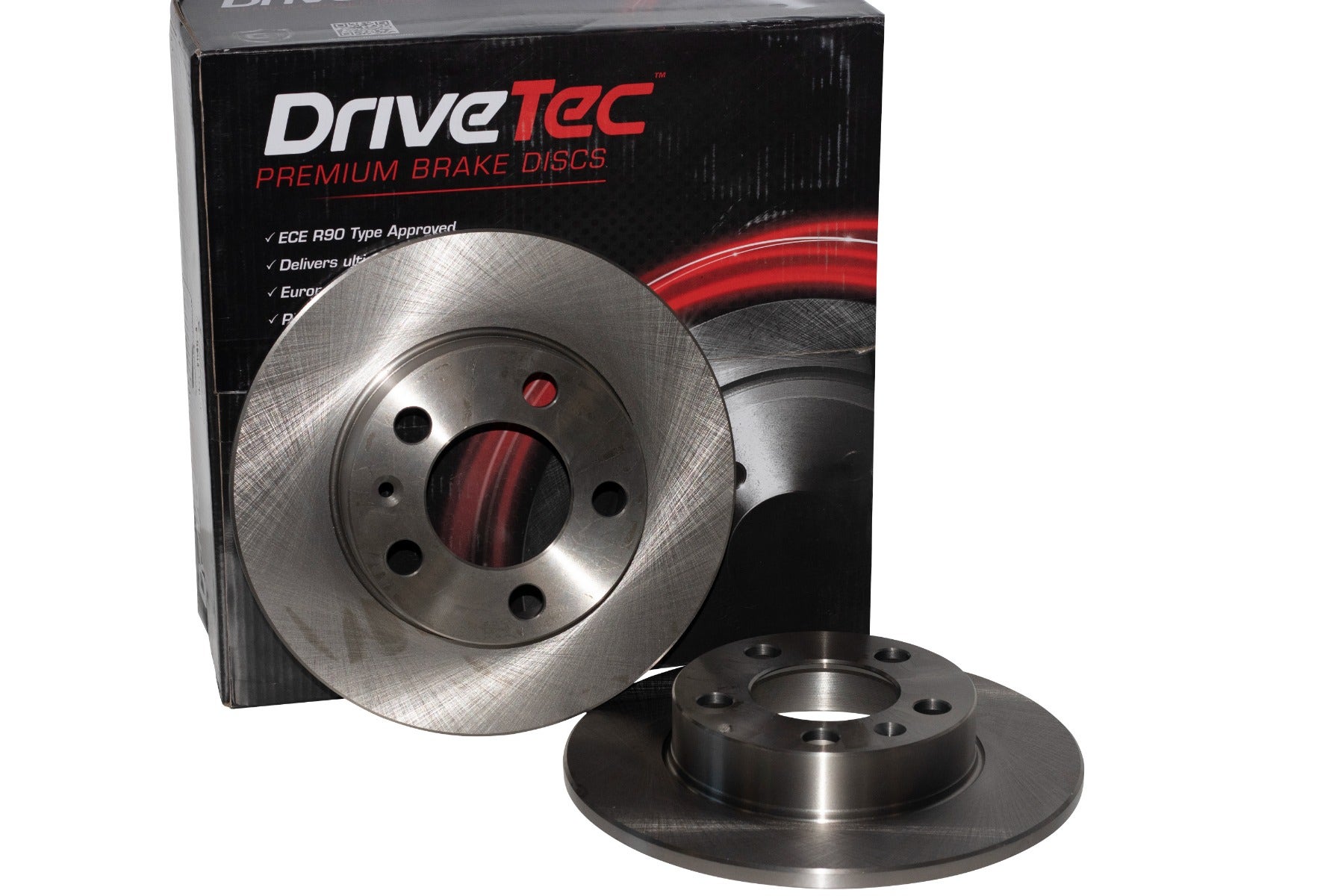 DRIVETEC -  Rear Solid Brake Disc Pair - 270mm Diameter
