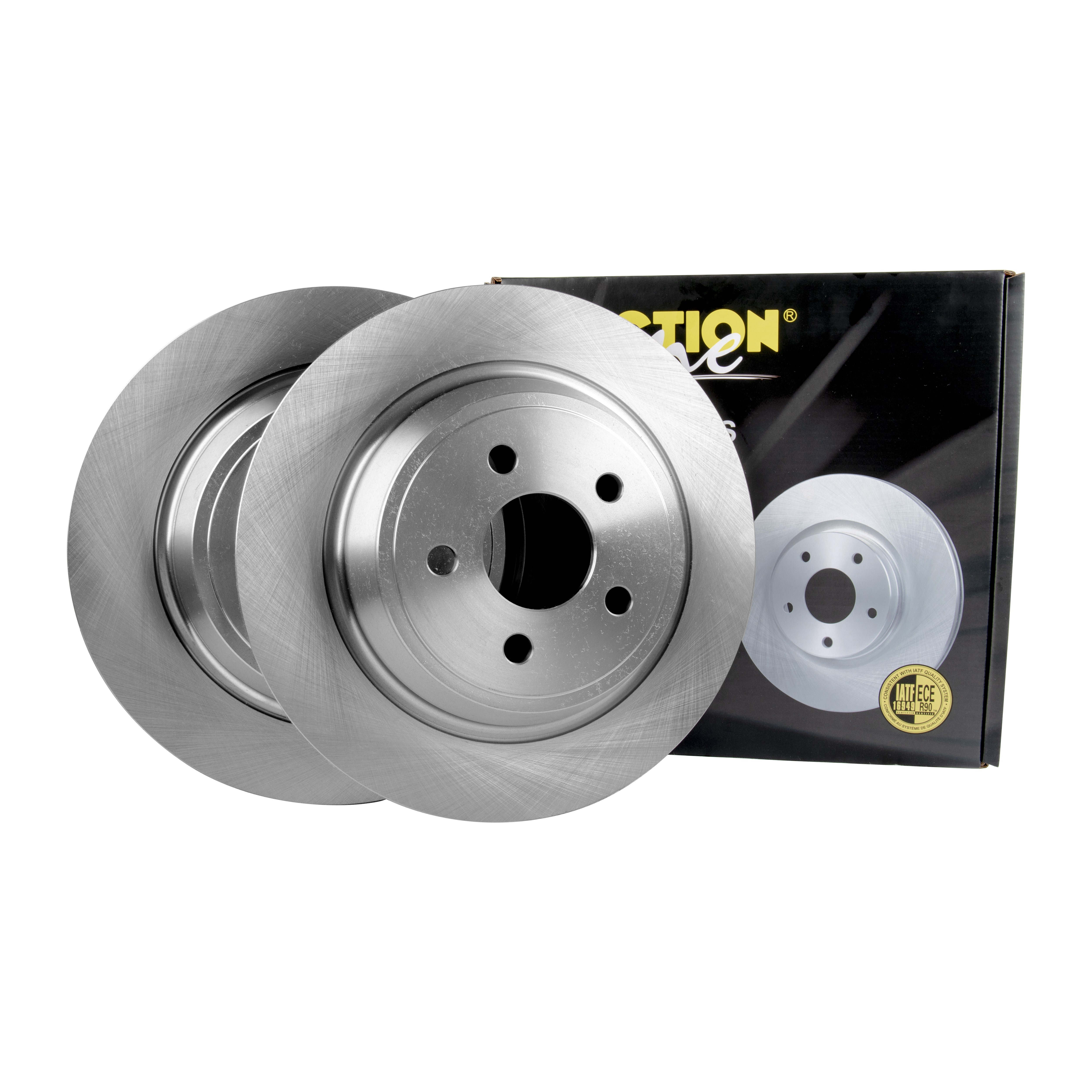FRICTION1 -  Rear Solid Brake Disc Pair Non-Coated (oiled) R90 - 316mm Diameter