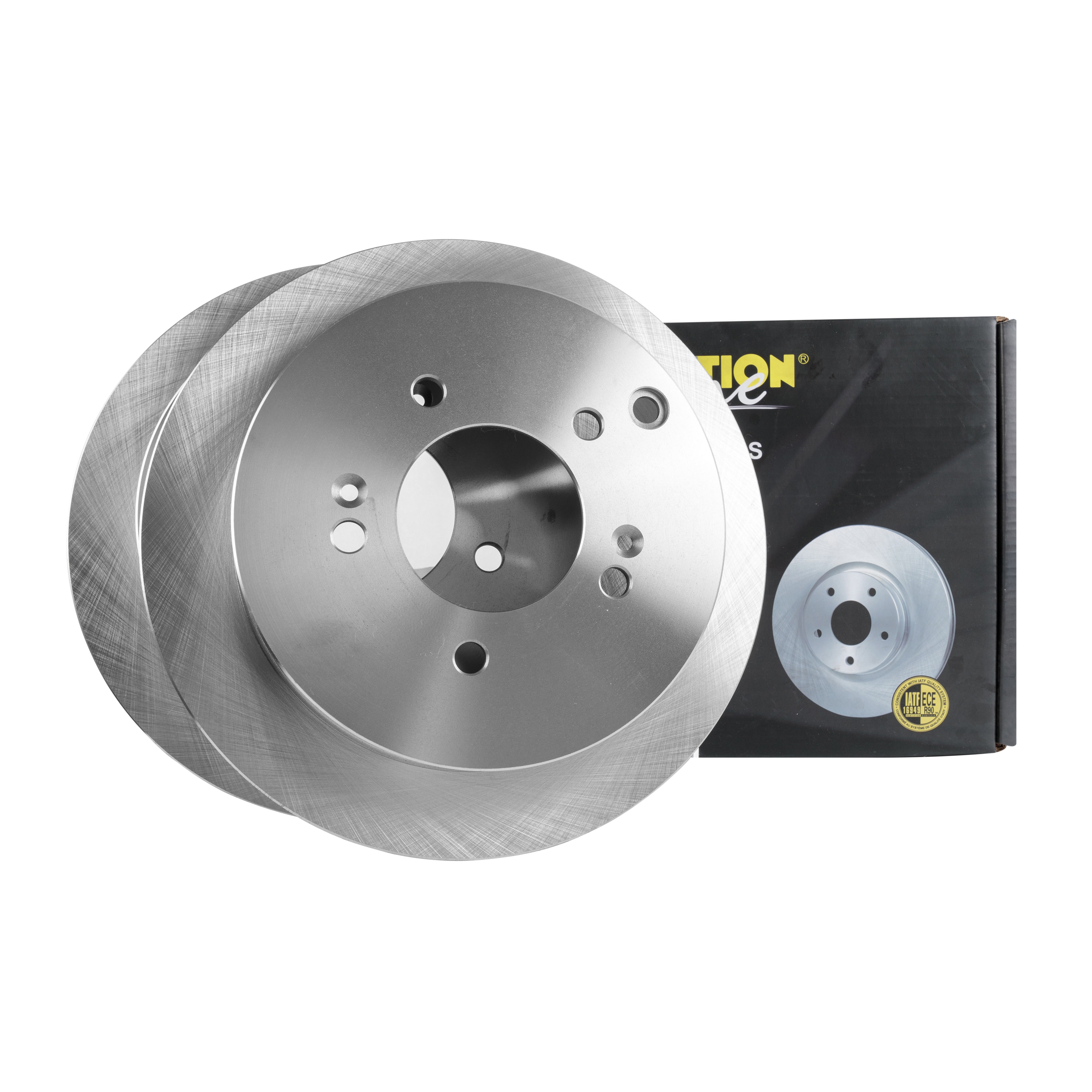FRICTION1 -  Rear Solid Brake Disc Pair Non-Coated (oiled) R90 - 284mm Diameter