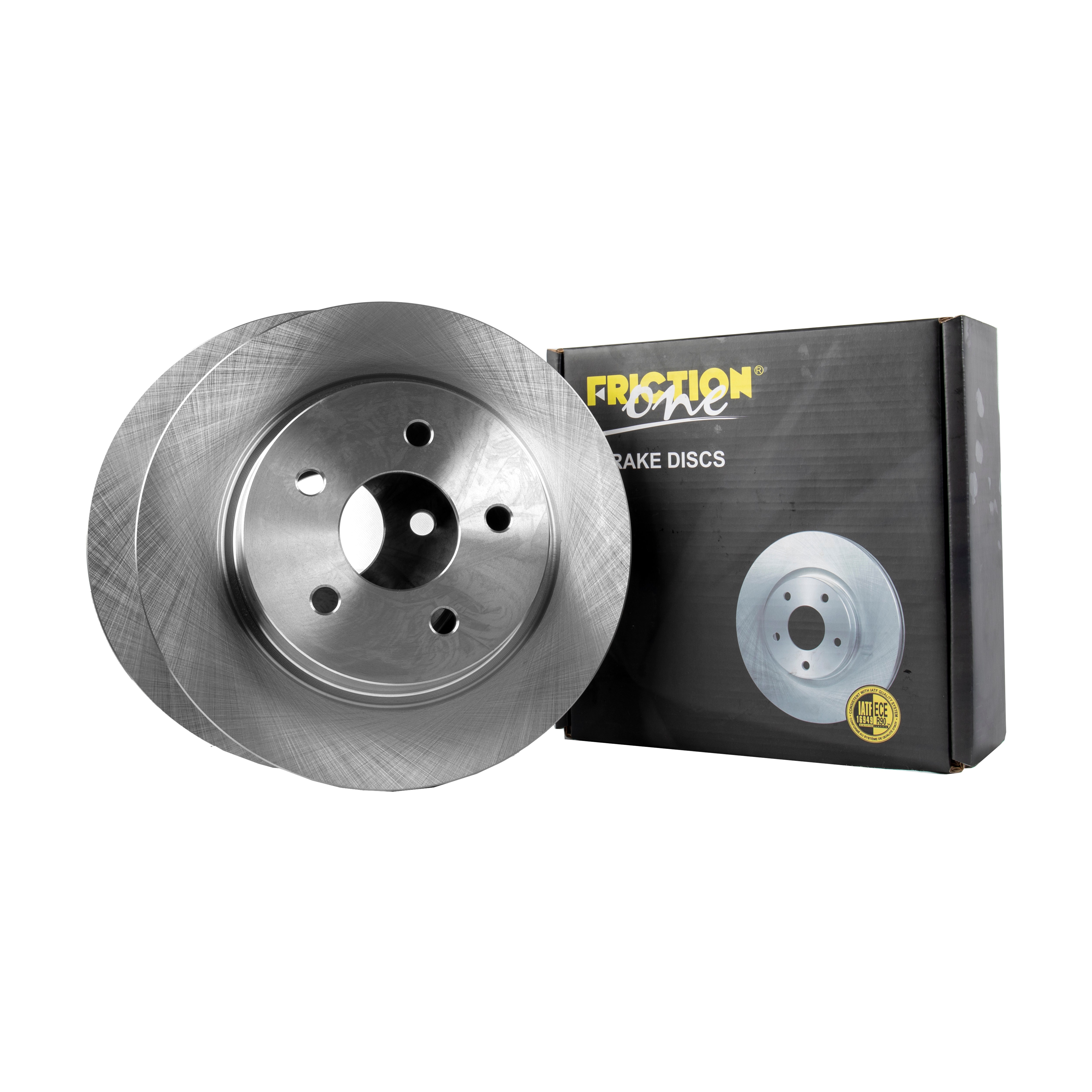 FRICTION1 -  Rear Solid Brake Disc Pair Non-Coated (oiled) R90 - 280mm Diameter