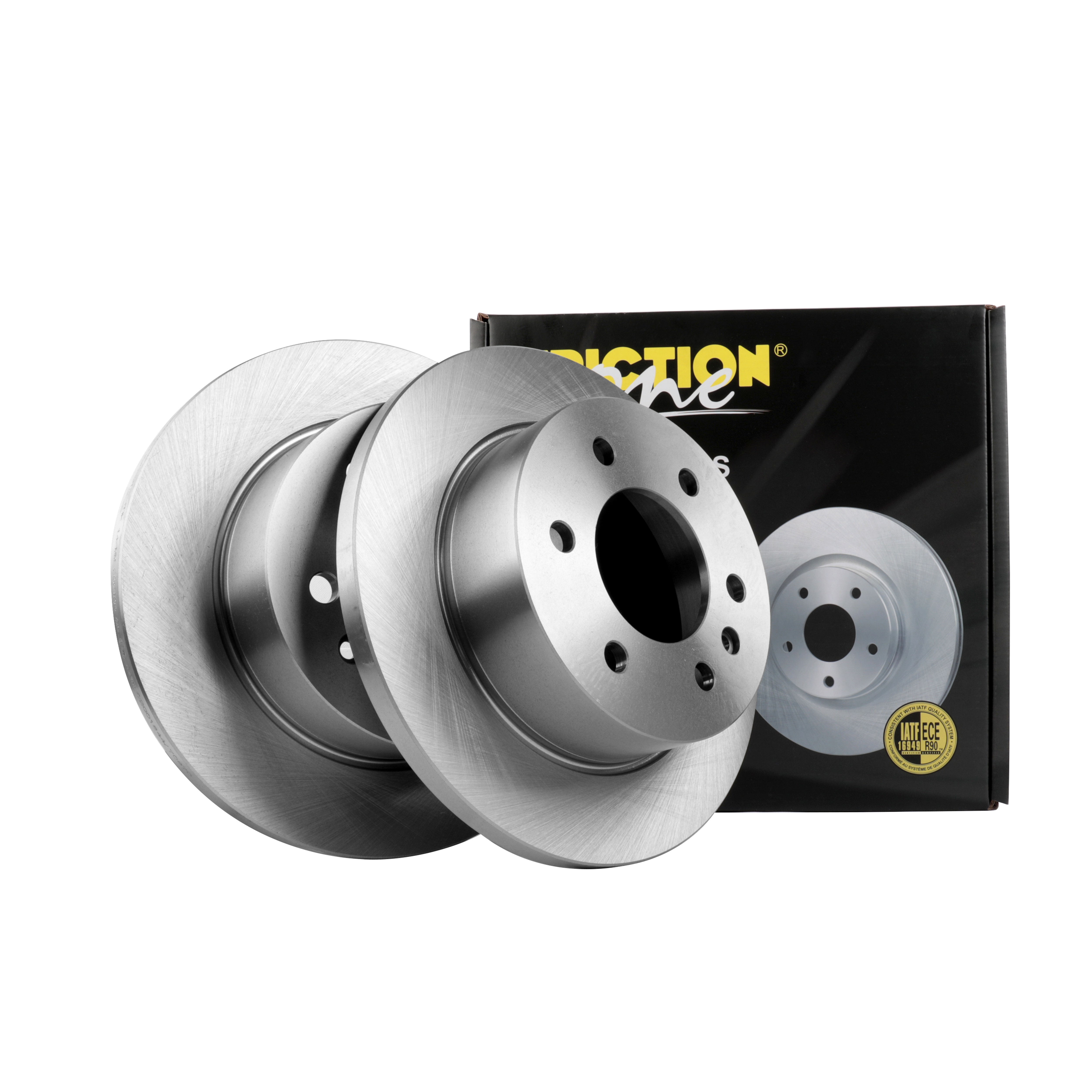 FRICTION1 -  Rear Solid Brake Disc Pair Non-Coated (oiled) R90 - 272mm Diameter