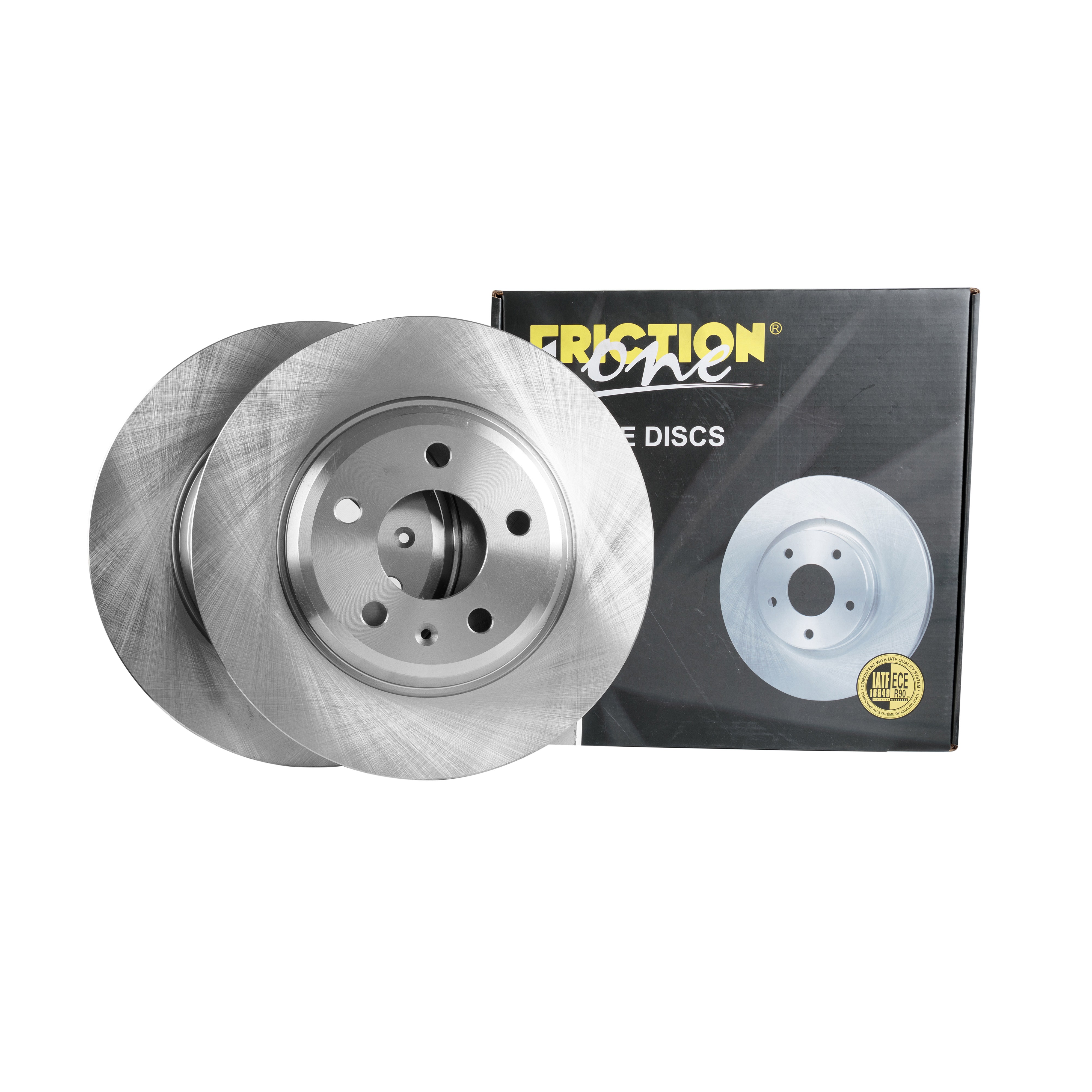 FRICTION1 -  Rear Solid Brake Disc Pair Non-Coated (Oiled) R90 - 300mm Diameter