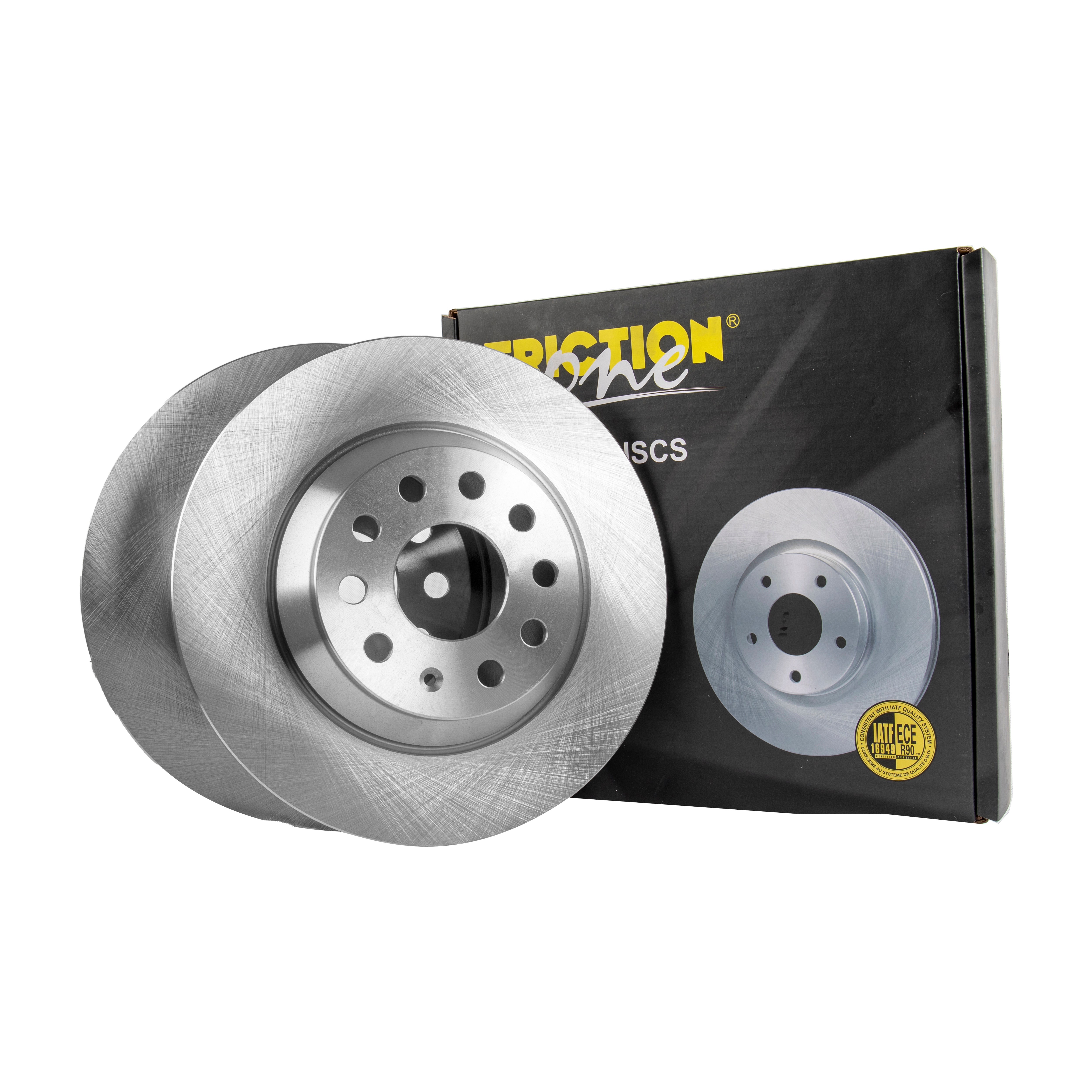 FRICTION1 -  Rear Solid Brake Disc Pair Non-Coated (oiled) R90 - 300mm Diameter