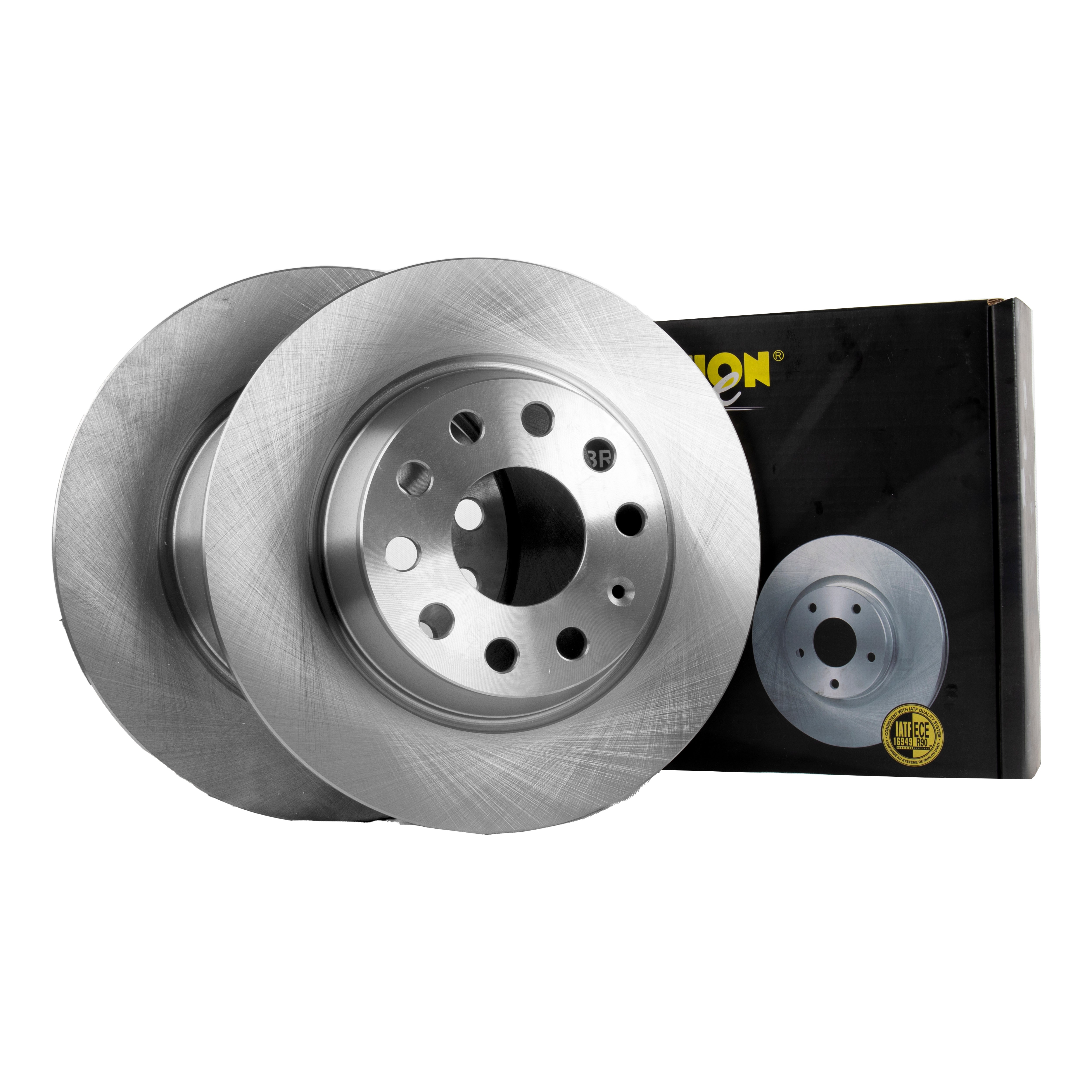 FRICTION1 -  Rear Solid Brake Disc Pair Non-Coated (oiled) R90 - 282mm Diameter