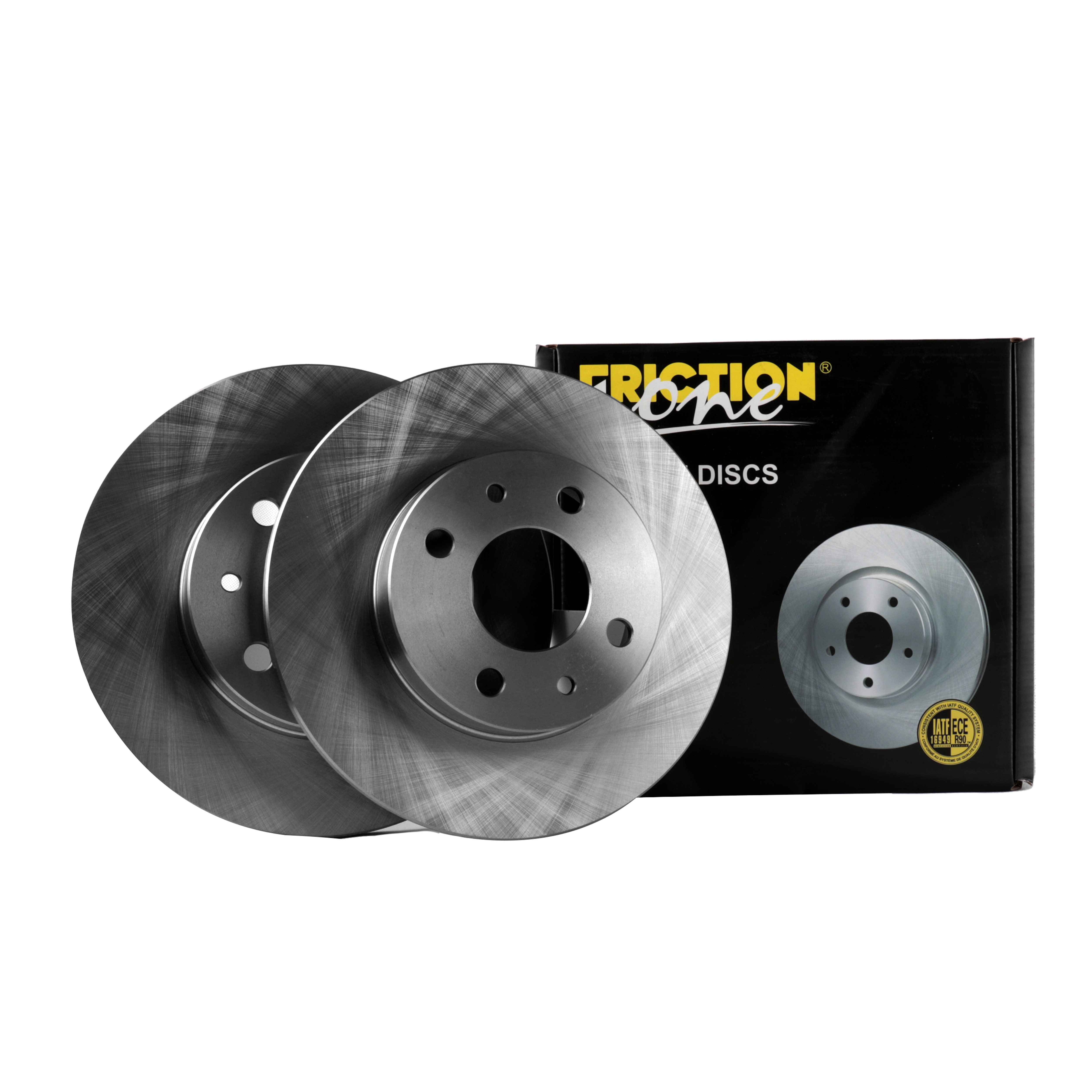 Front/Rear Solid Brake Disc Pair Non-Coated (oiled) R90 - 240mm Diameter