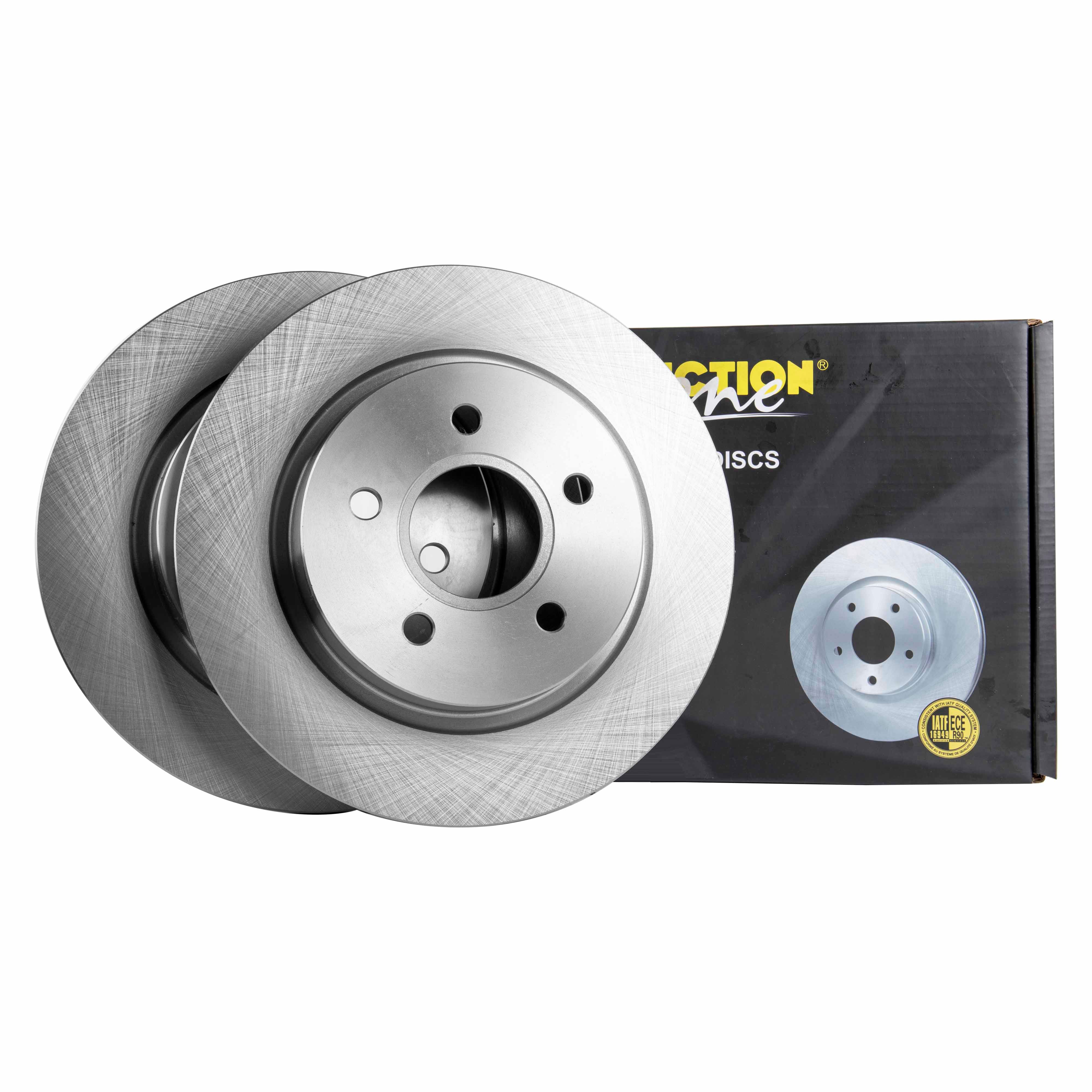 FRICTION1 -  Rear Solid Brake Disc Pair Non-Coated (oiled) R90 - 280mm Diameter