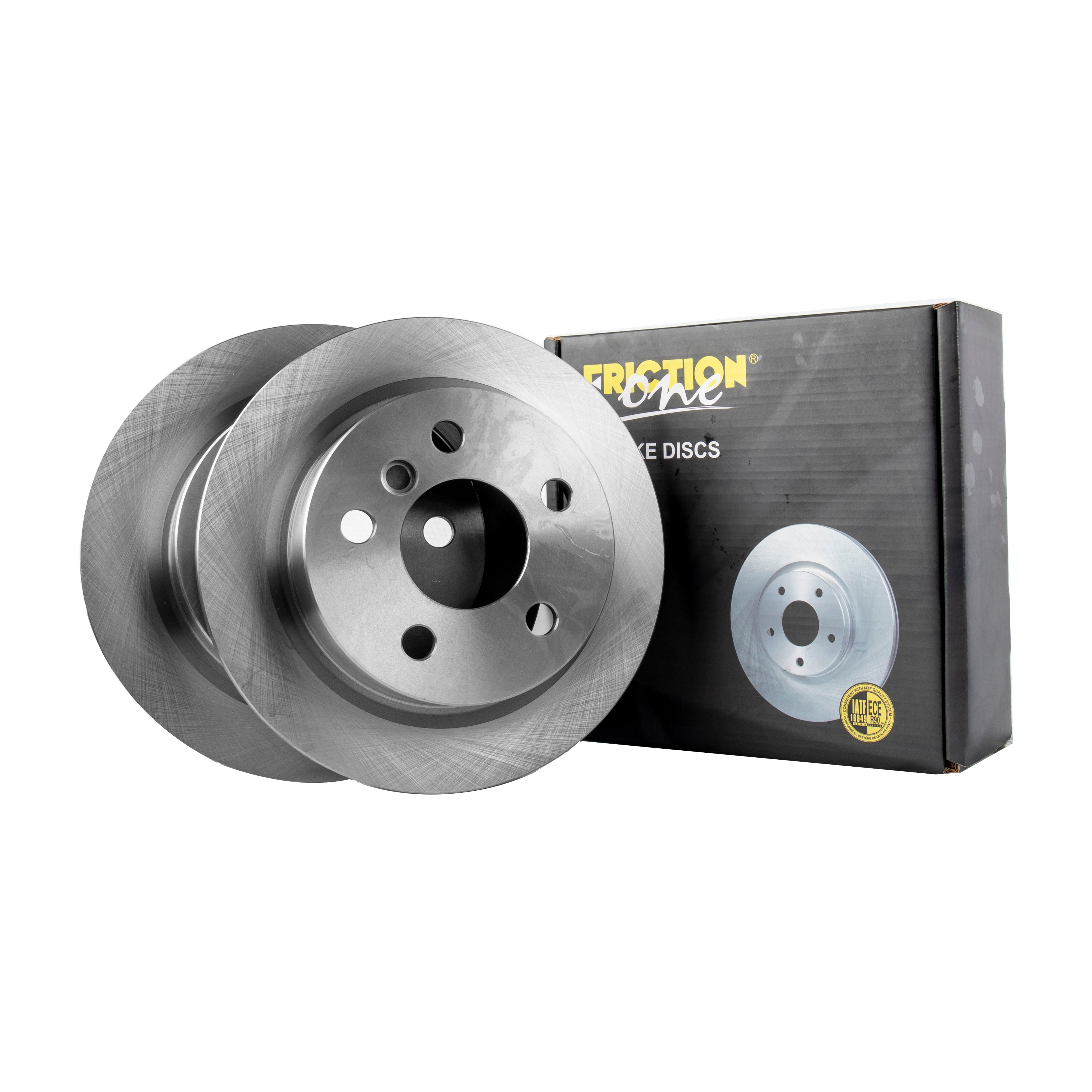 Rear Vented Brake Disc Pair Non-Coated (oiled) R90 - 259mm Diameter