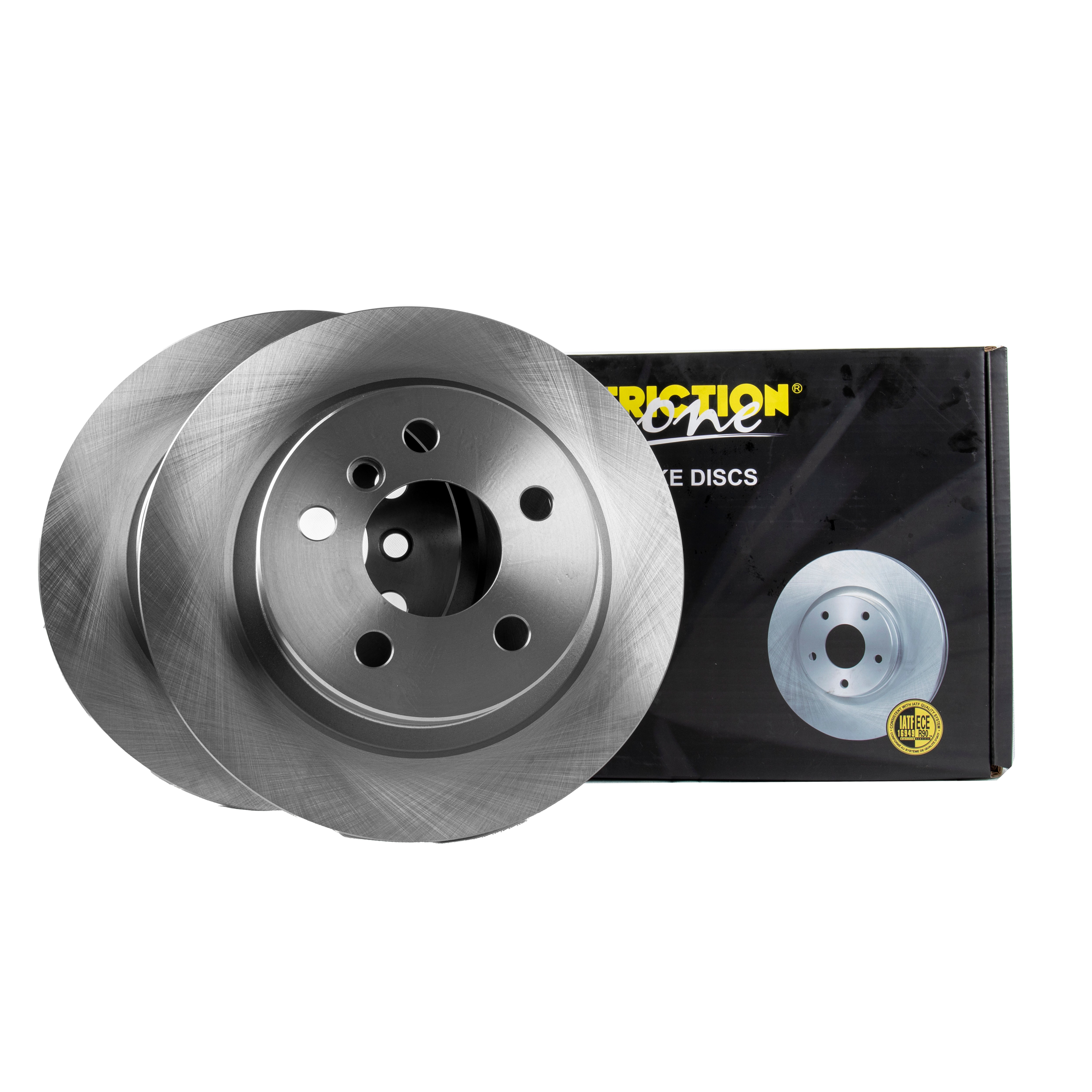 FRICTION1 -  Rear Solid Brake Disc Pair Non-Coated (oiled) R90 - 280mm Diameter