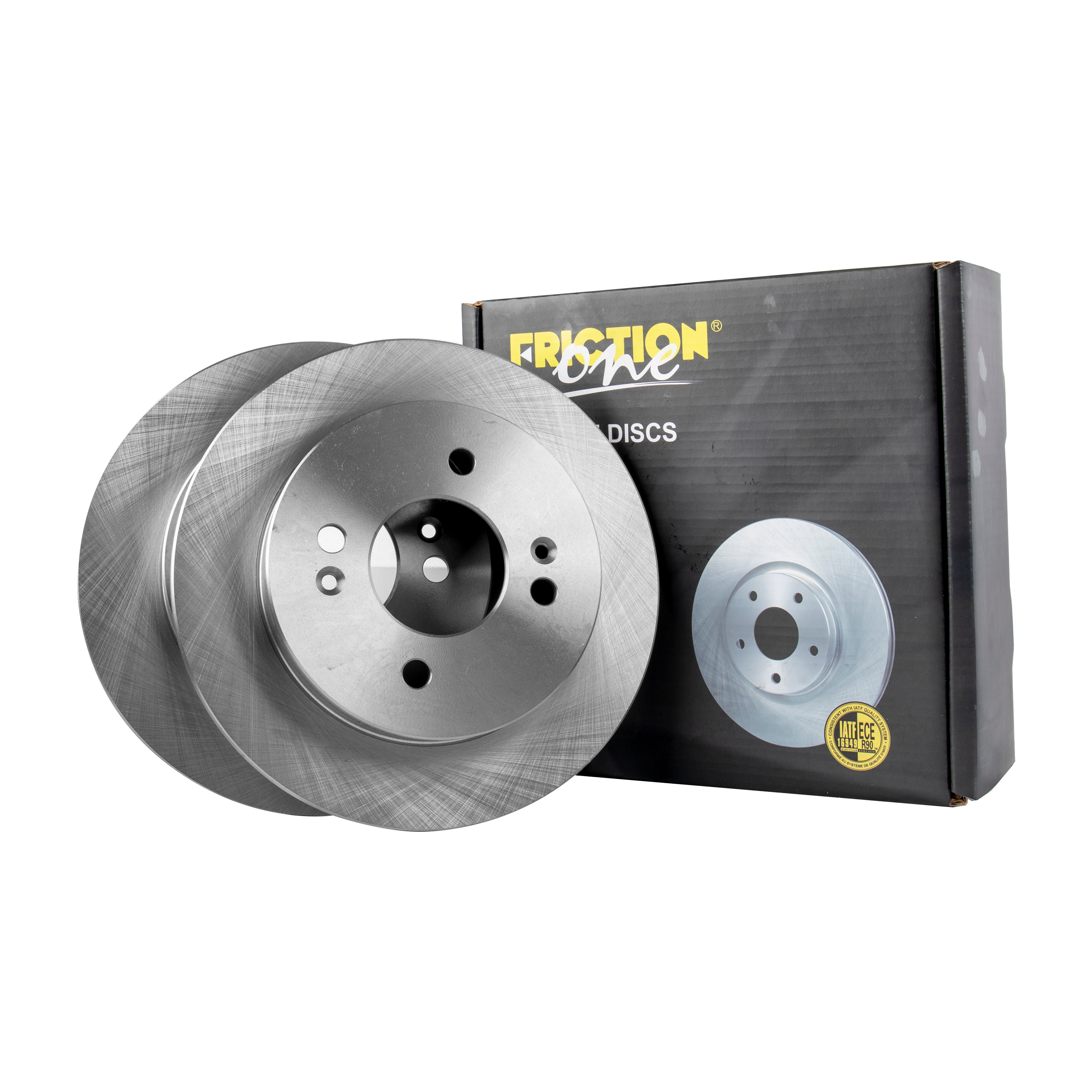Rear Solid Brake Disc Pair Non-Coated (oiled) R90 - 234mm Diameter