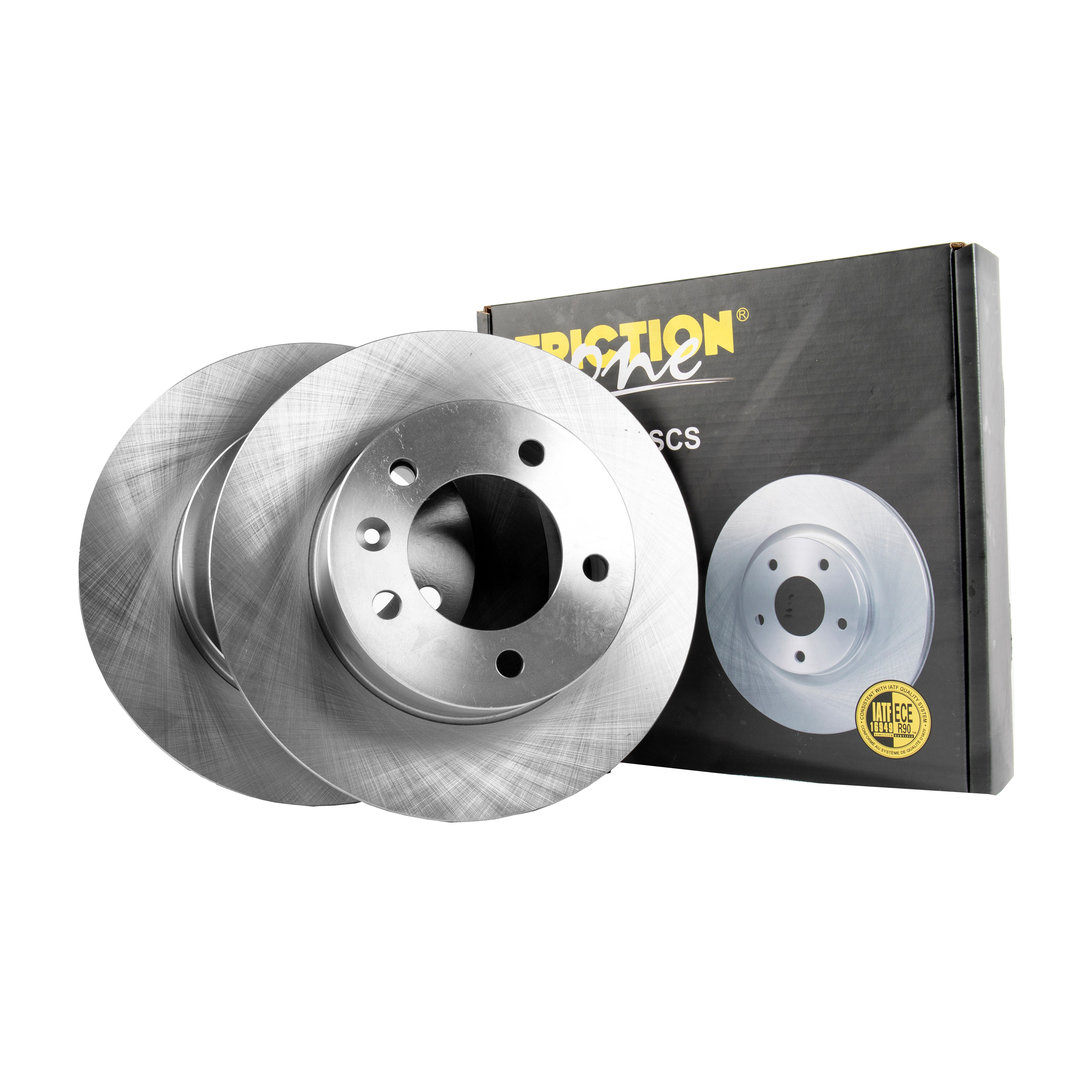 FRICTION1 -  Rear Solid Brake Disc Pair Non-Coated (oiled) R90 - 305mm Diameter