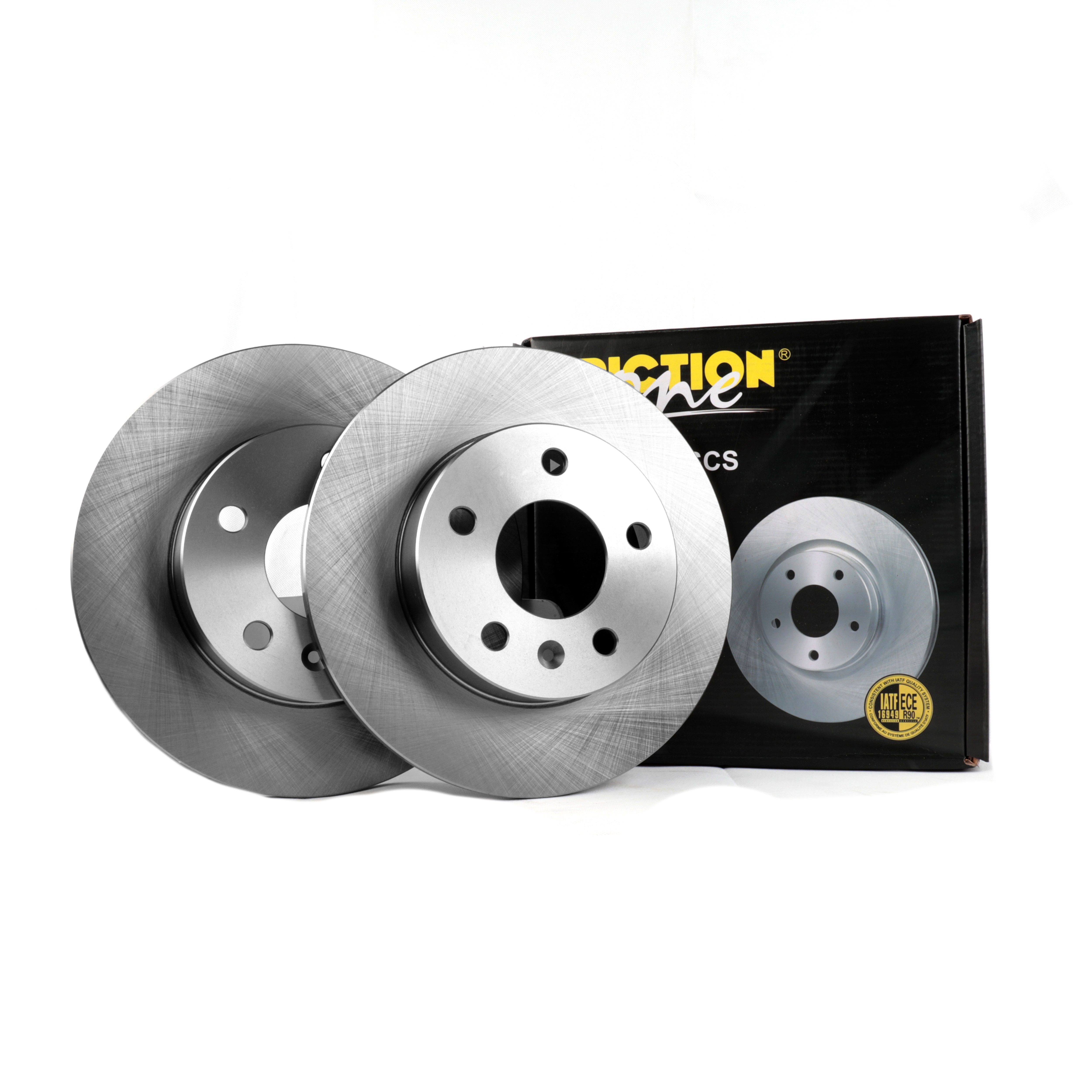 Rear Solid Brake Disc Pair Non-Coated (oiled) R90 - 264mm Diameter