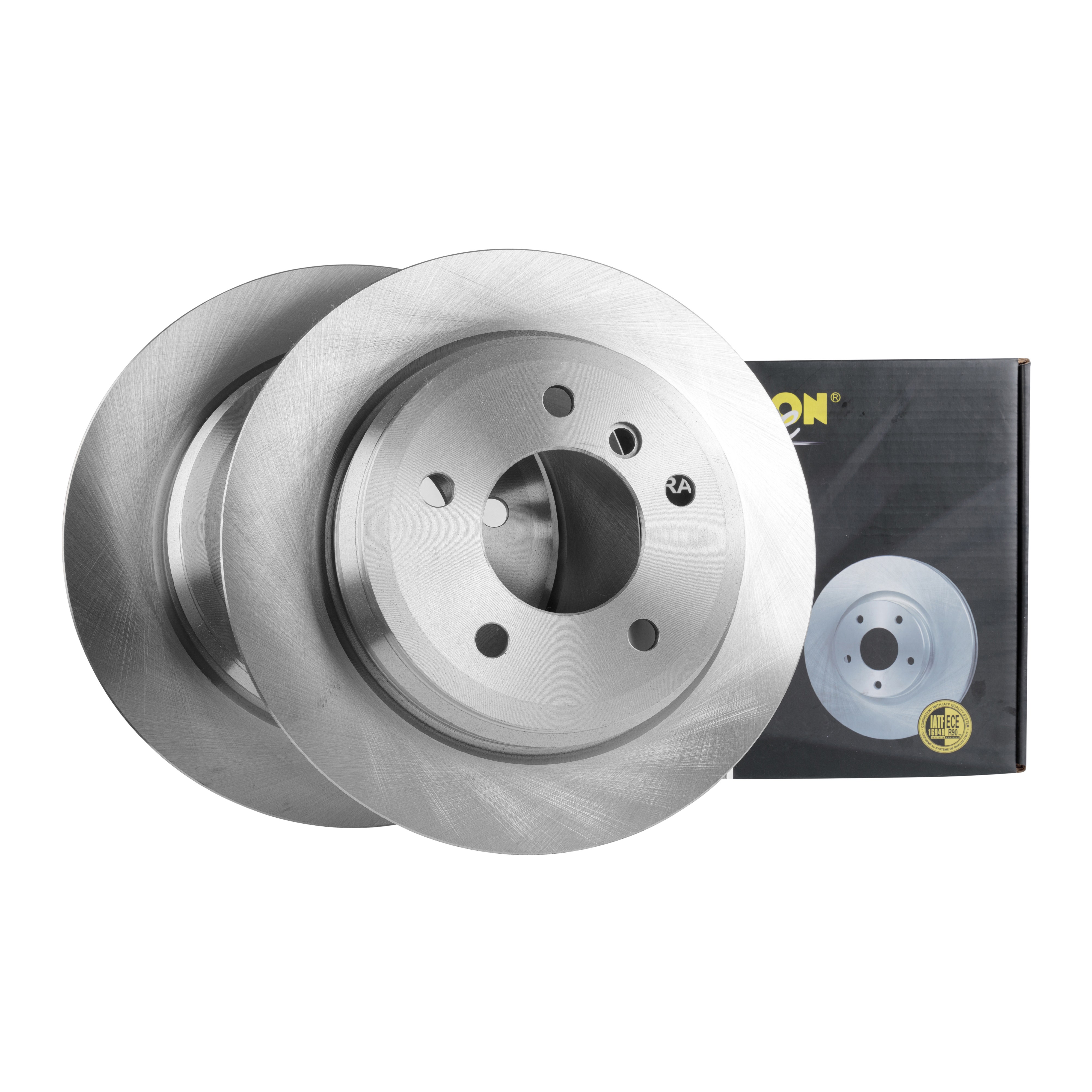 FRICTION1 -  Rear Vented Brake Disc Pair Non-Coated (oiled) R90 - 300mm Diameter