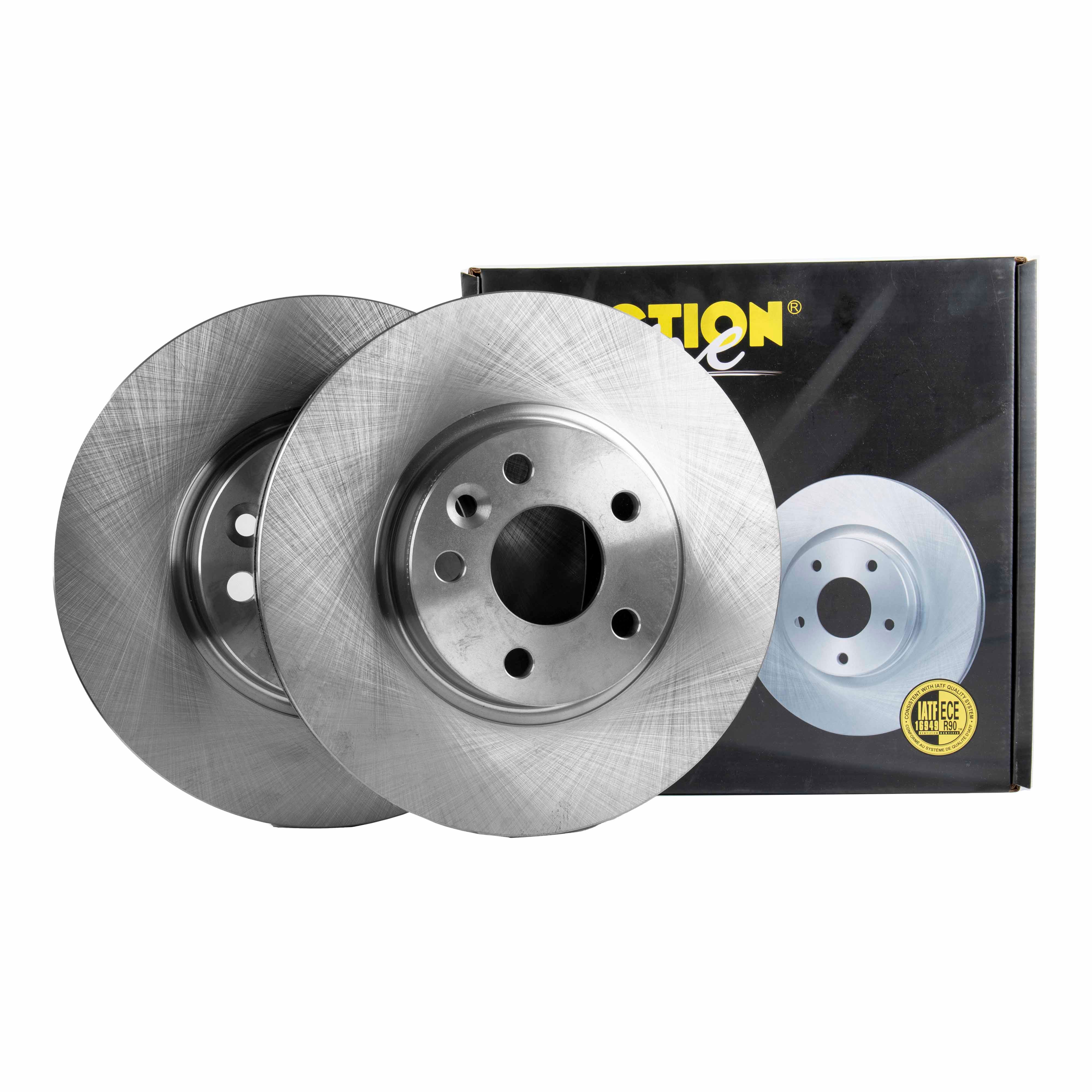FRICTION1 -  Front Vented Brake Disc Pair Non-Coated (oiled) R90 - 300mm Diameter