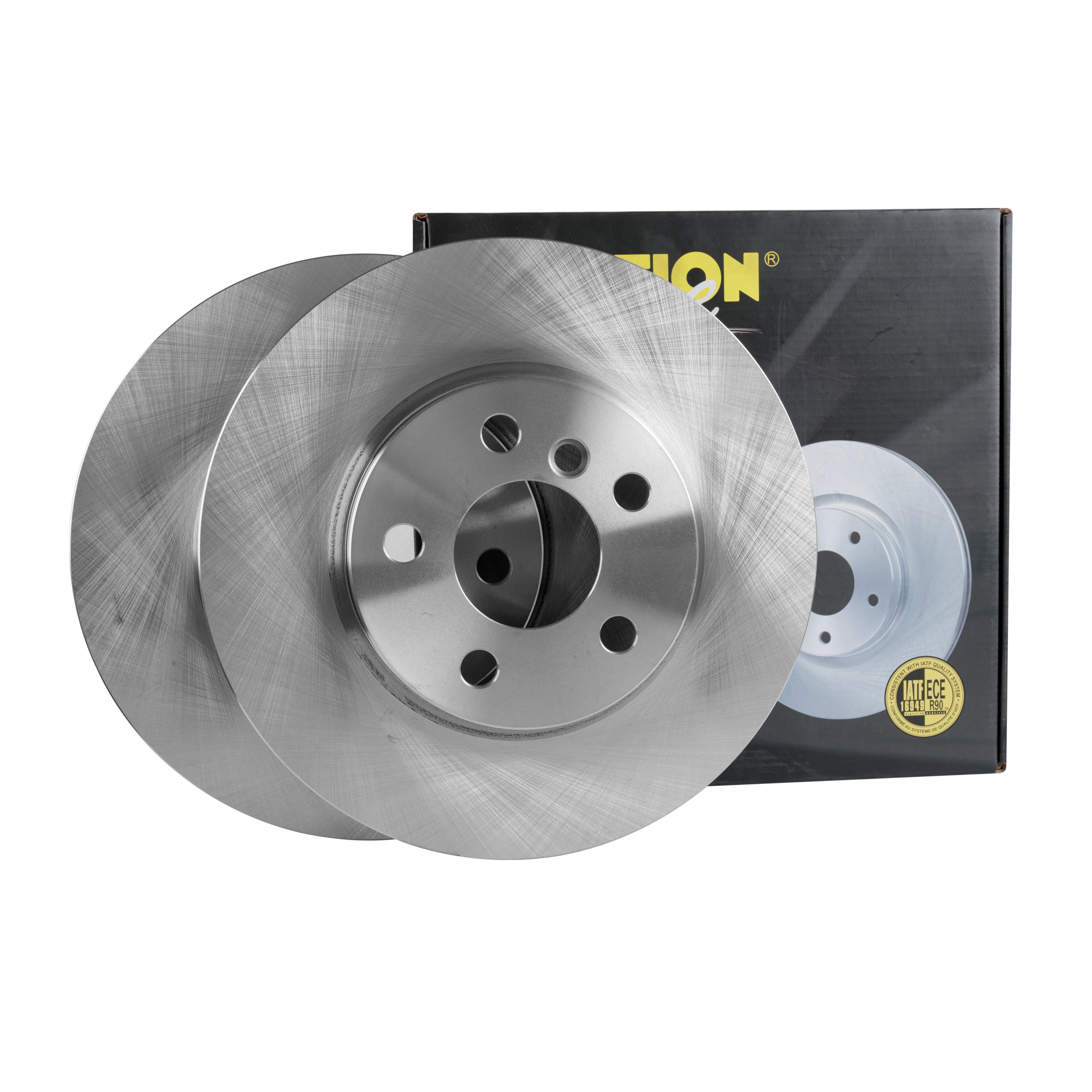 FRICTION1 -  Front Vented Brake Disc Pair Non-Coated (oiled) R90 - 294mm Diameter