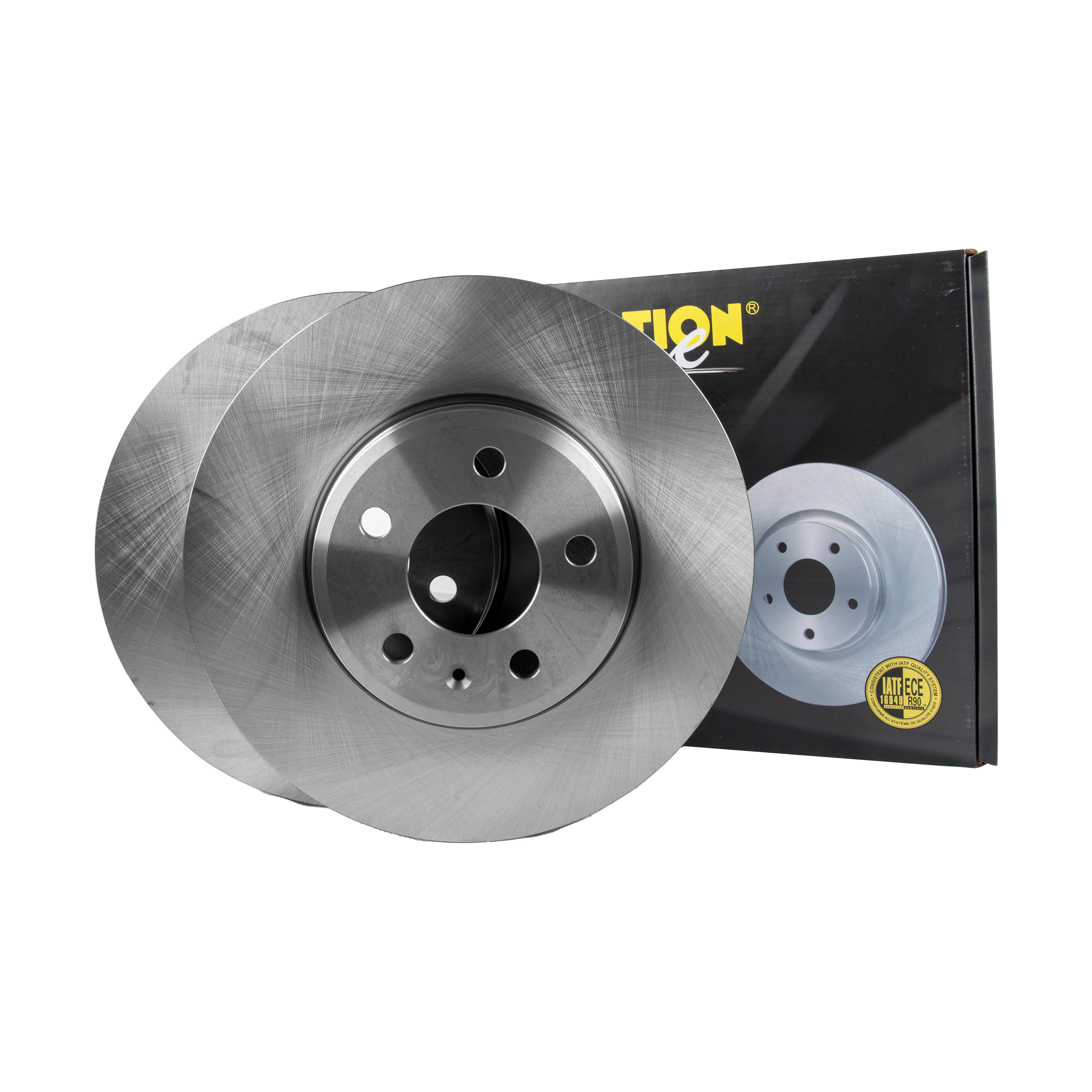 FRICTION1 -  Front Vented Brake Disc Pair Non-Coated (Oiled) R90 - 314mm Diameter