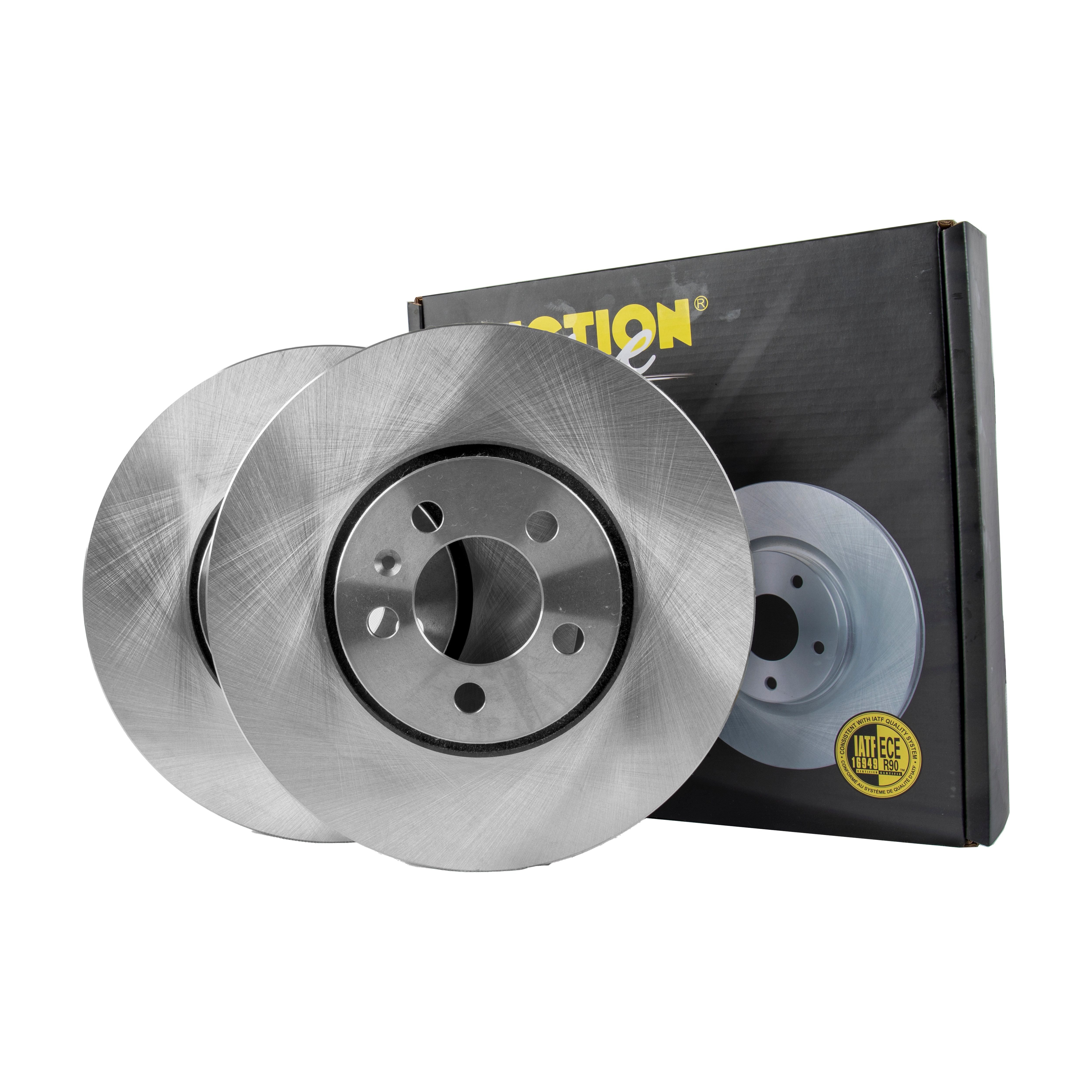 FRICTION1 -  Front Vented Brake Disc Pair Non-Coated (oiled) R90 - 288mm Diameter