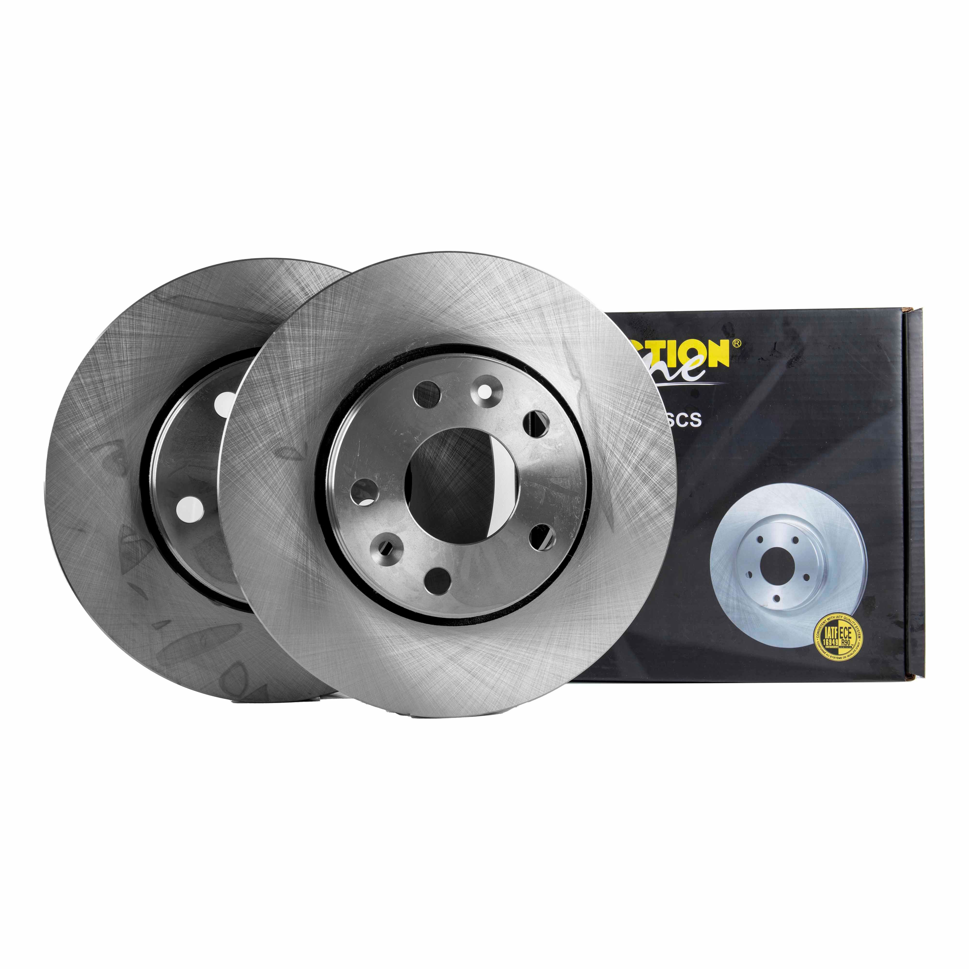 FRICTION1 -  Front Vented Brake Disc Pair Non-Coated (oiled) R90 - 280mm Diameter