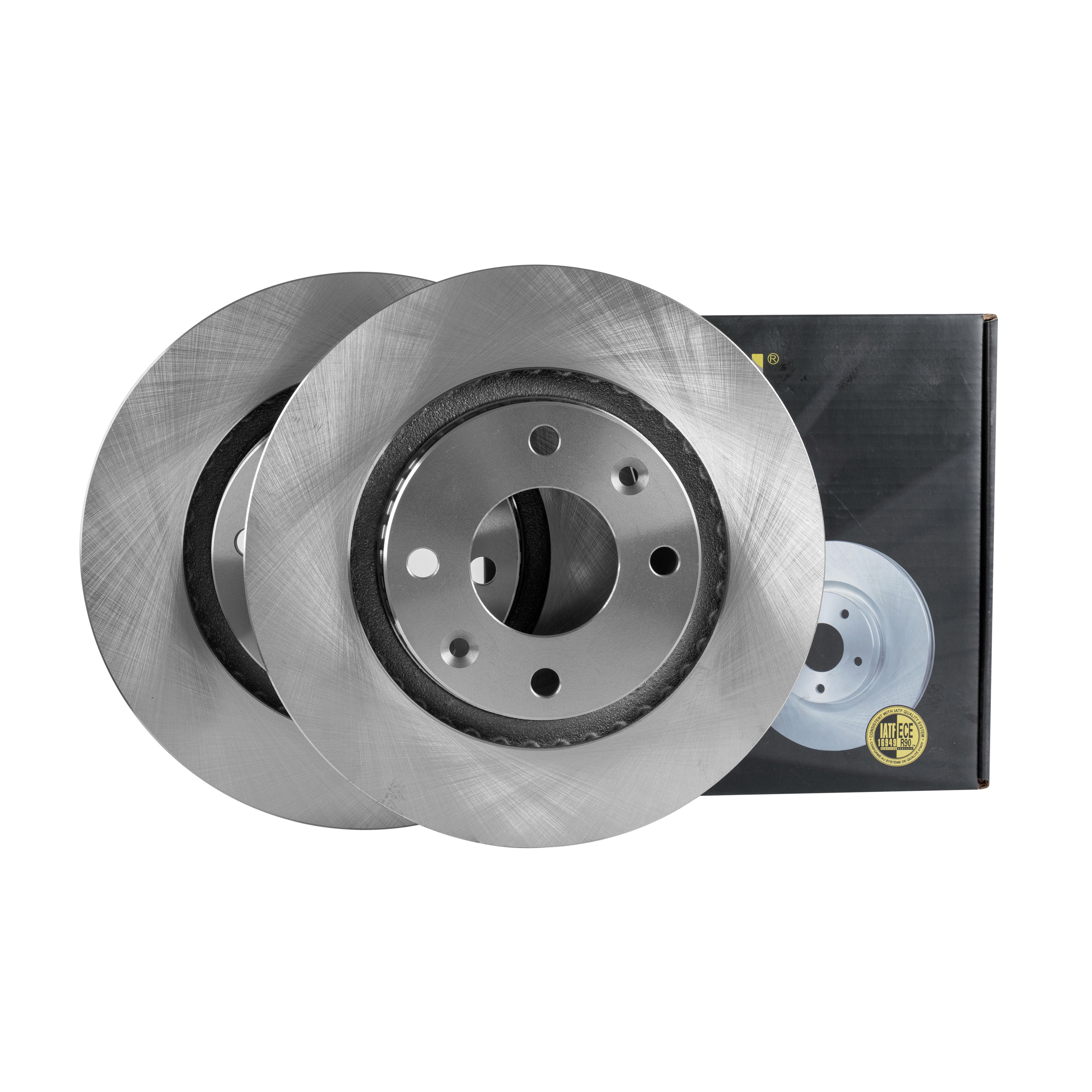 FRICTION1 -  Front Vented Brake Disc Pair Non-Coated (oiled) R90 - 266mm Diameter
