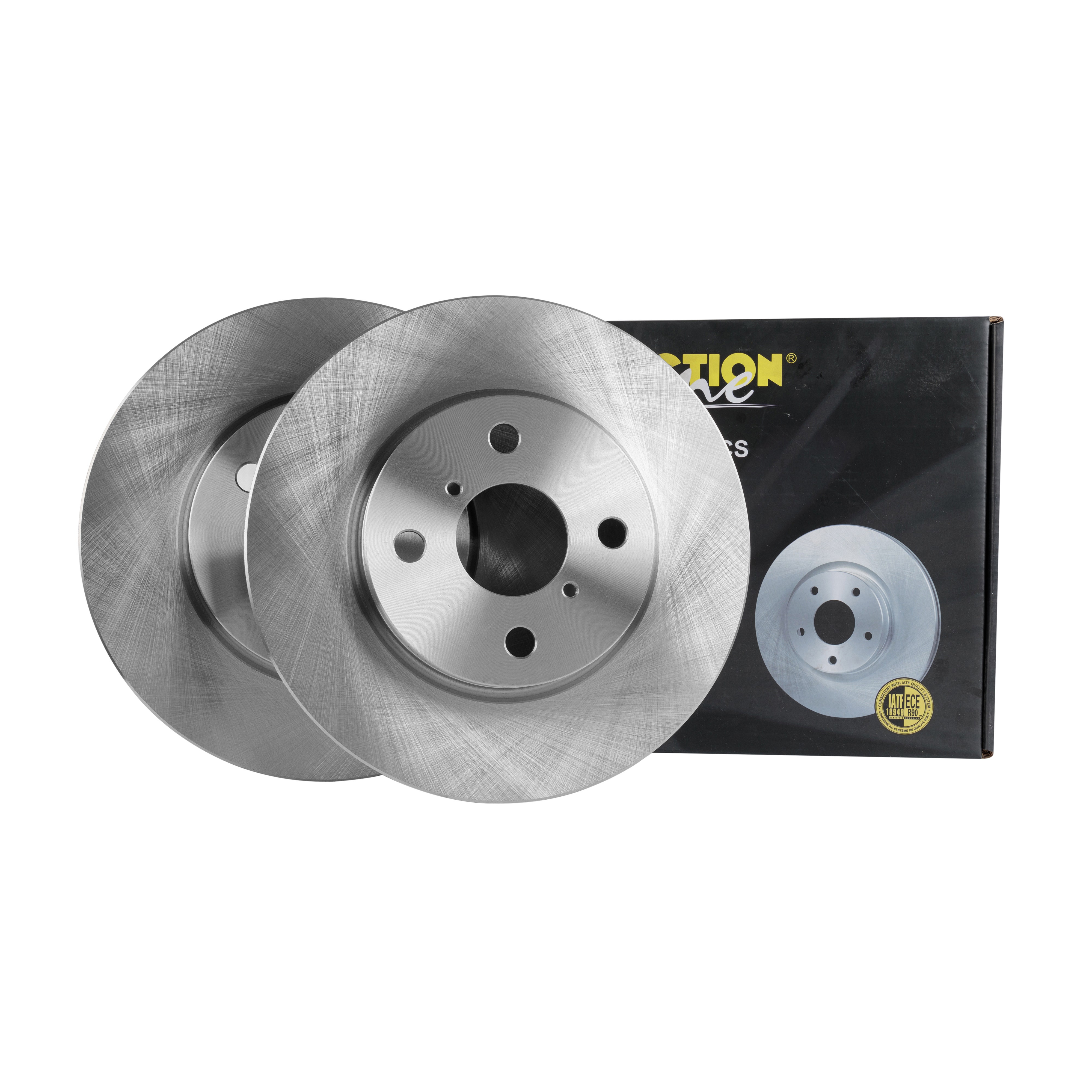 FRICTION1 -  Front Vented Brake Disc Pair Non-Coated (oiled) R90 - 258mm Diameter