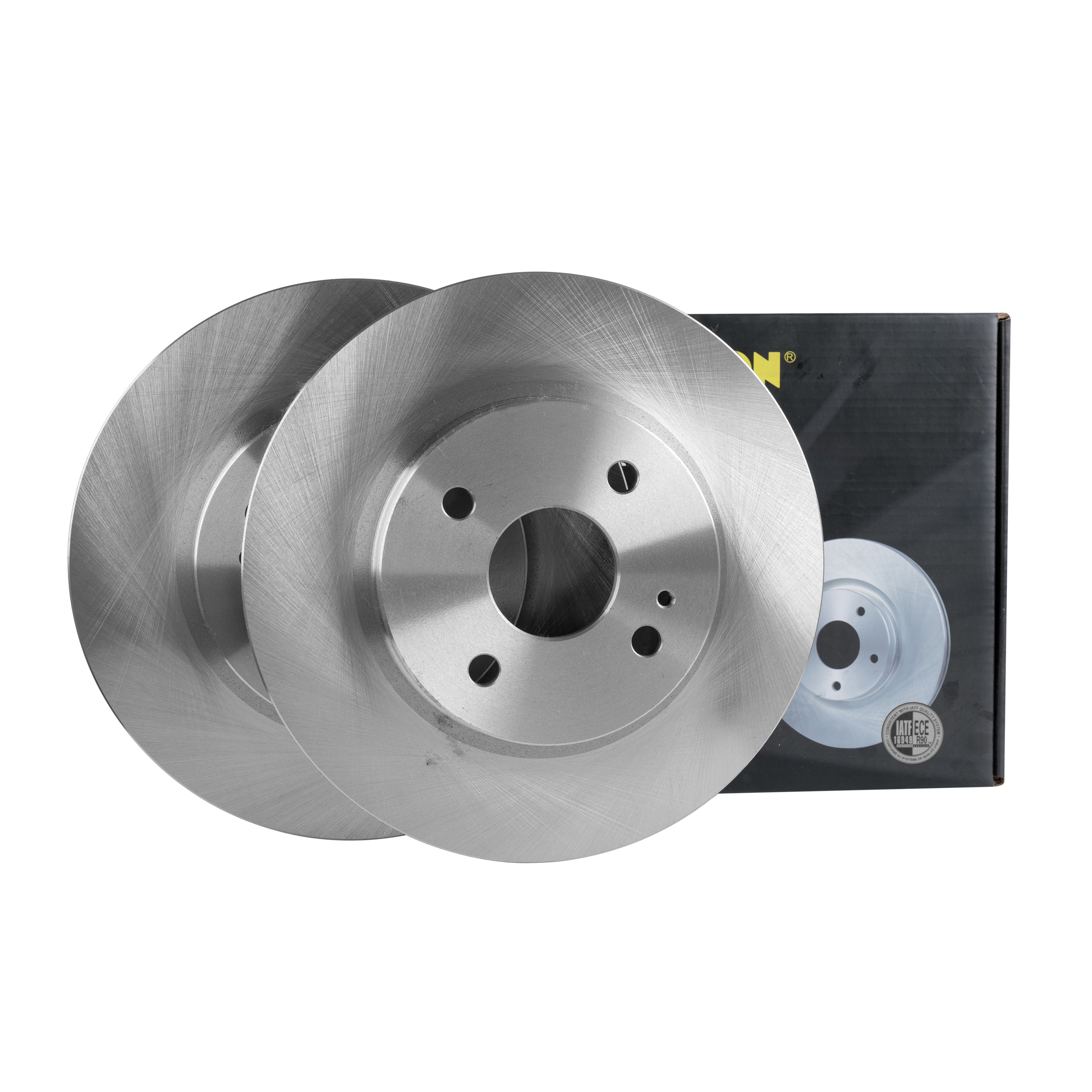 FRICTION1 -  Front Vented Brake Disc Pair Non-Coated (oiled) R90 - 258mm Diameter