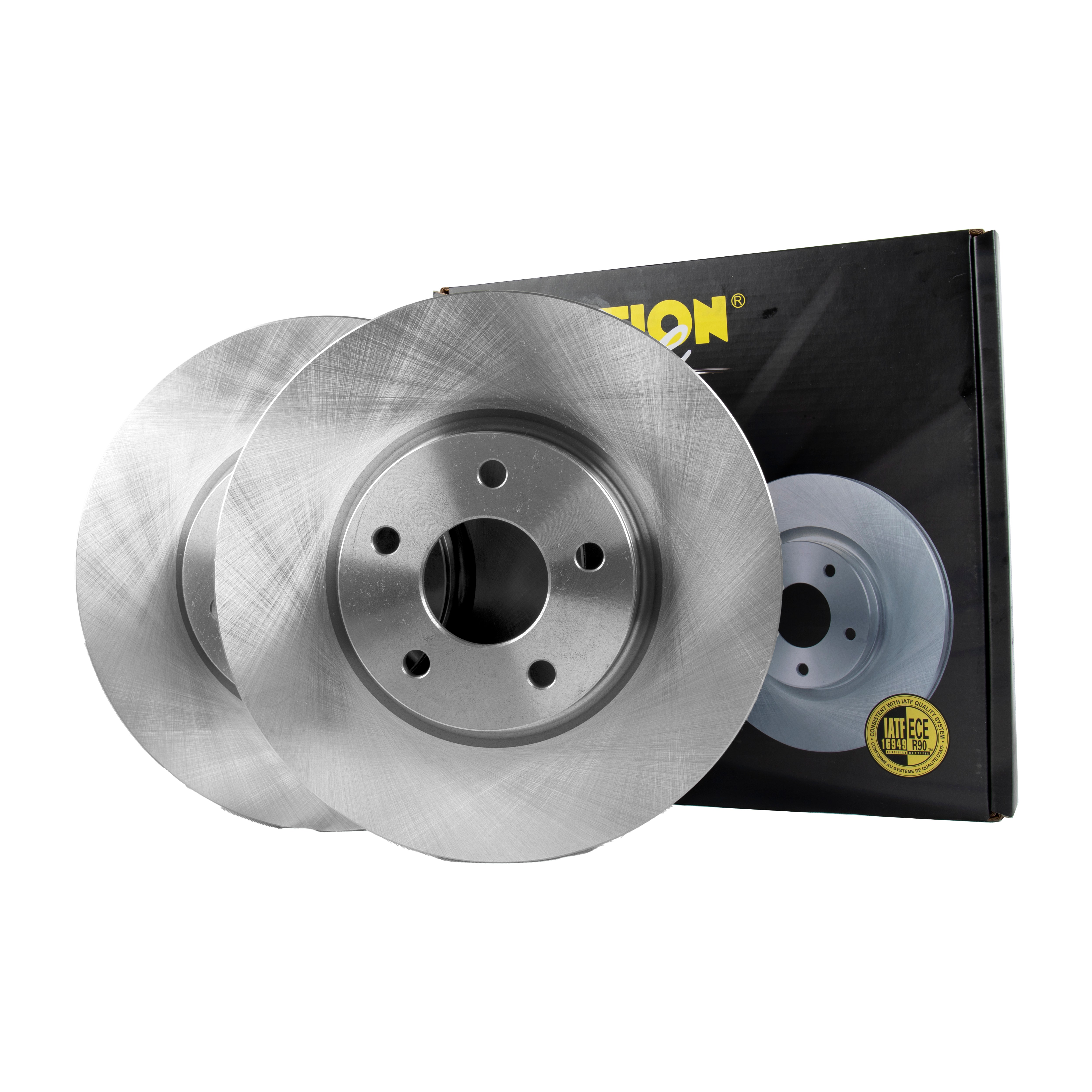 FRICTION1 -  Front Vented Brake Disc Pair Non-Coated (oiled) R90 - 300mm Diameter