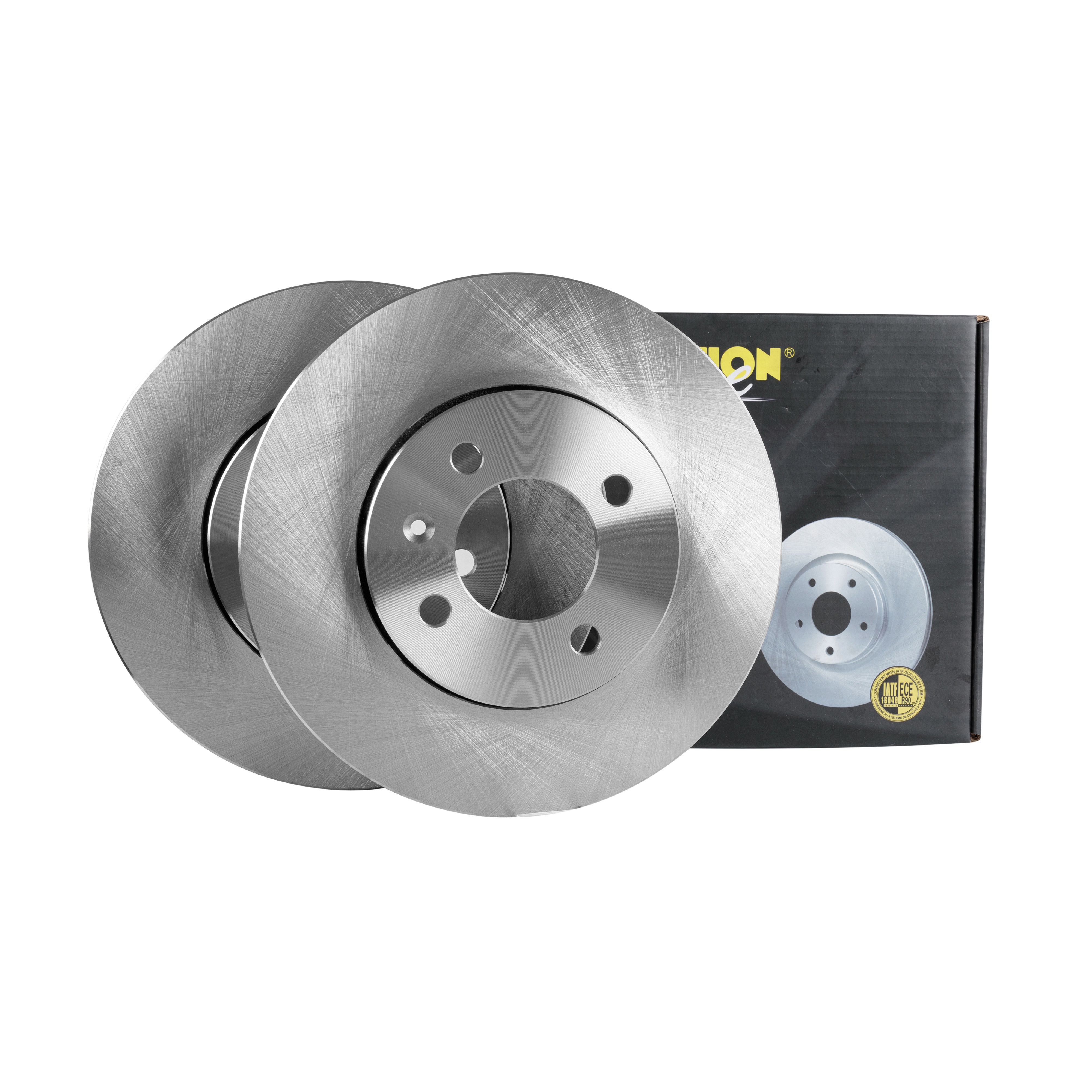FRICTION1 -  Front Vented Brake Disc Pair Non-Coated (oiled) R90 - 256mm Diameter