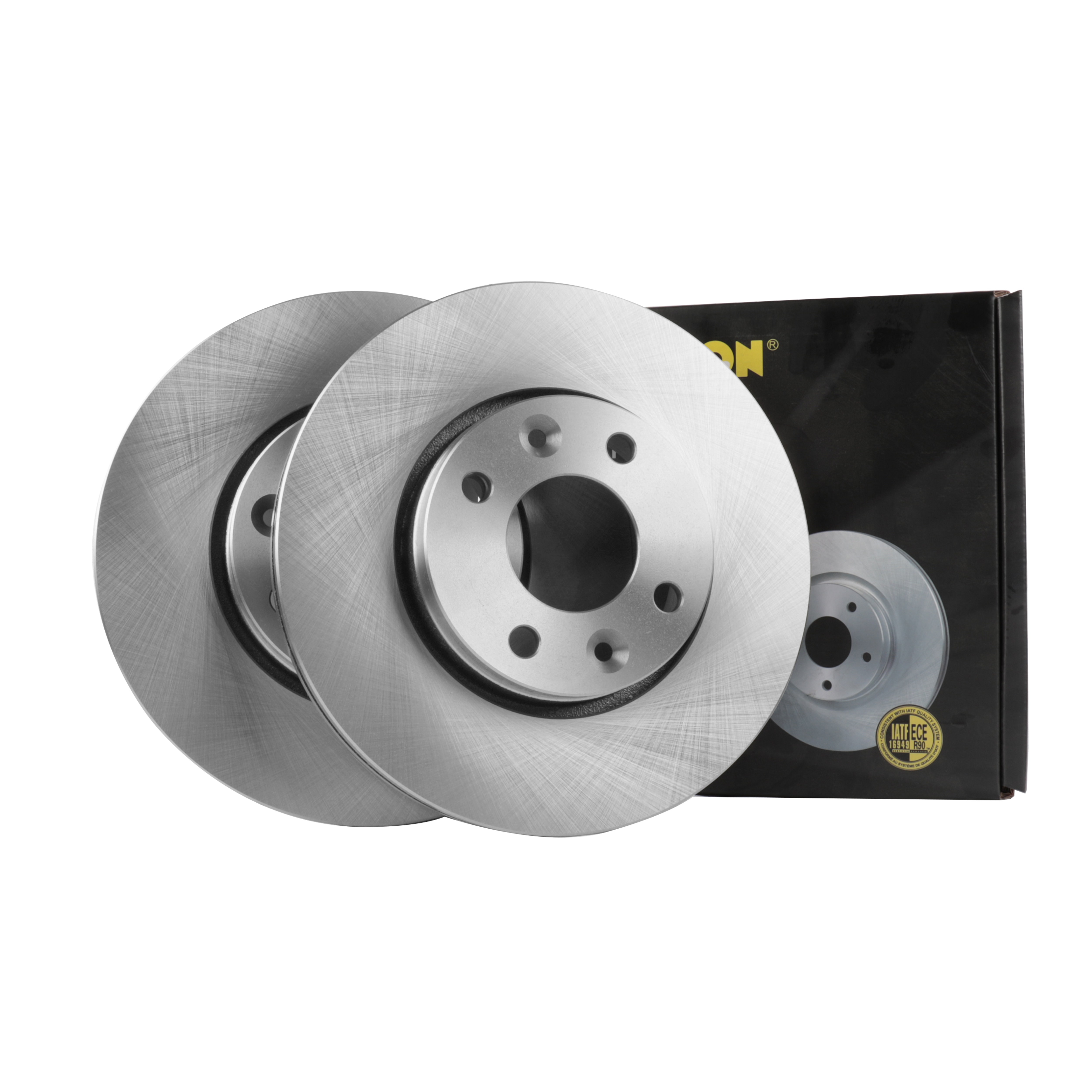 FRICTION1 -  Front Vented Brake Disc Pair Non-Coated (oiled) R90 - 258mm Diameter