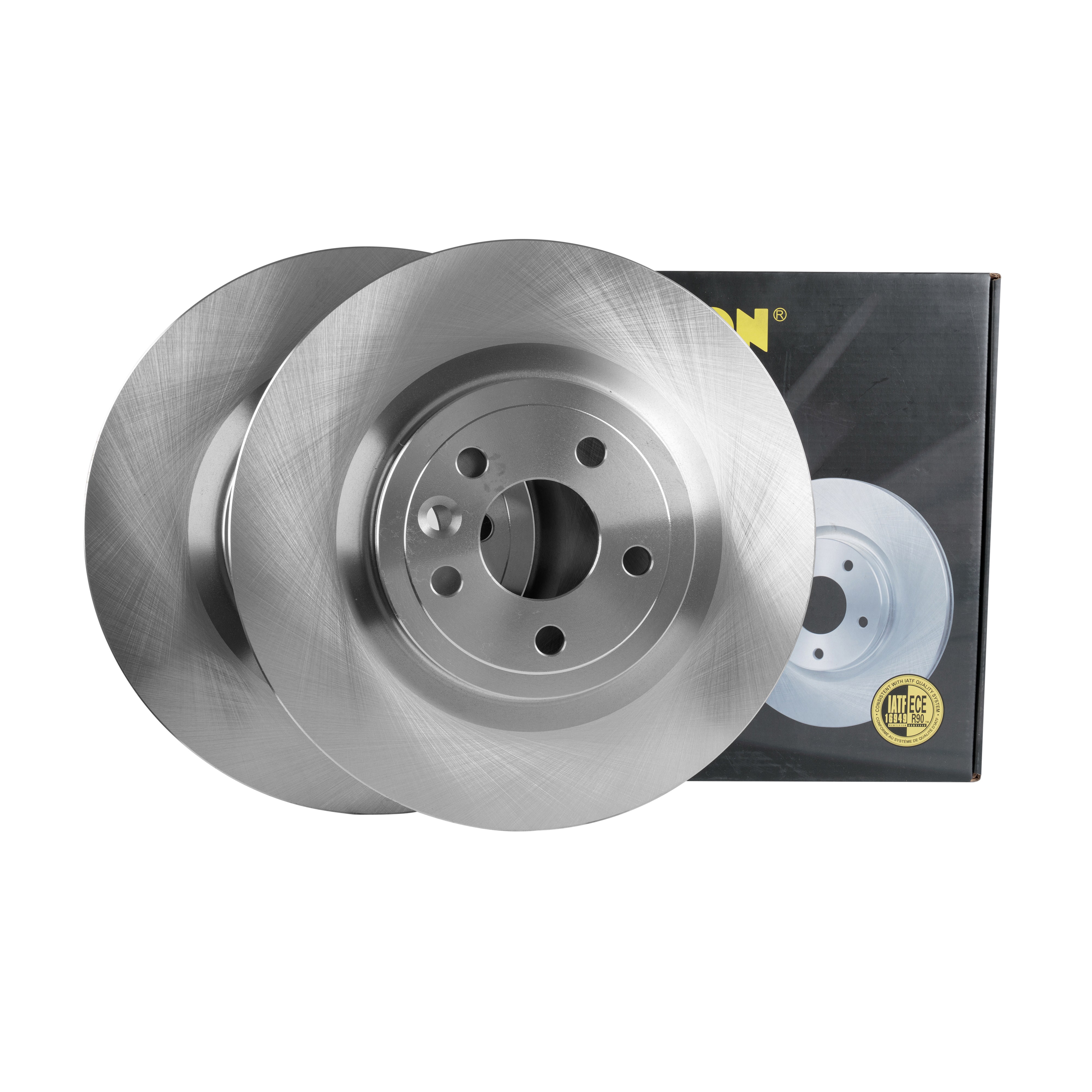 FRICTION1 -  Rear Vented Brake Disc Pair Non-Coated (oiled) R90 - 325mm Diameter