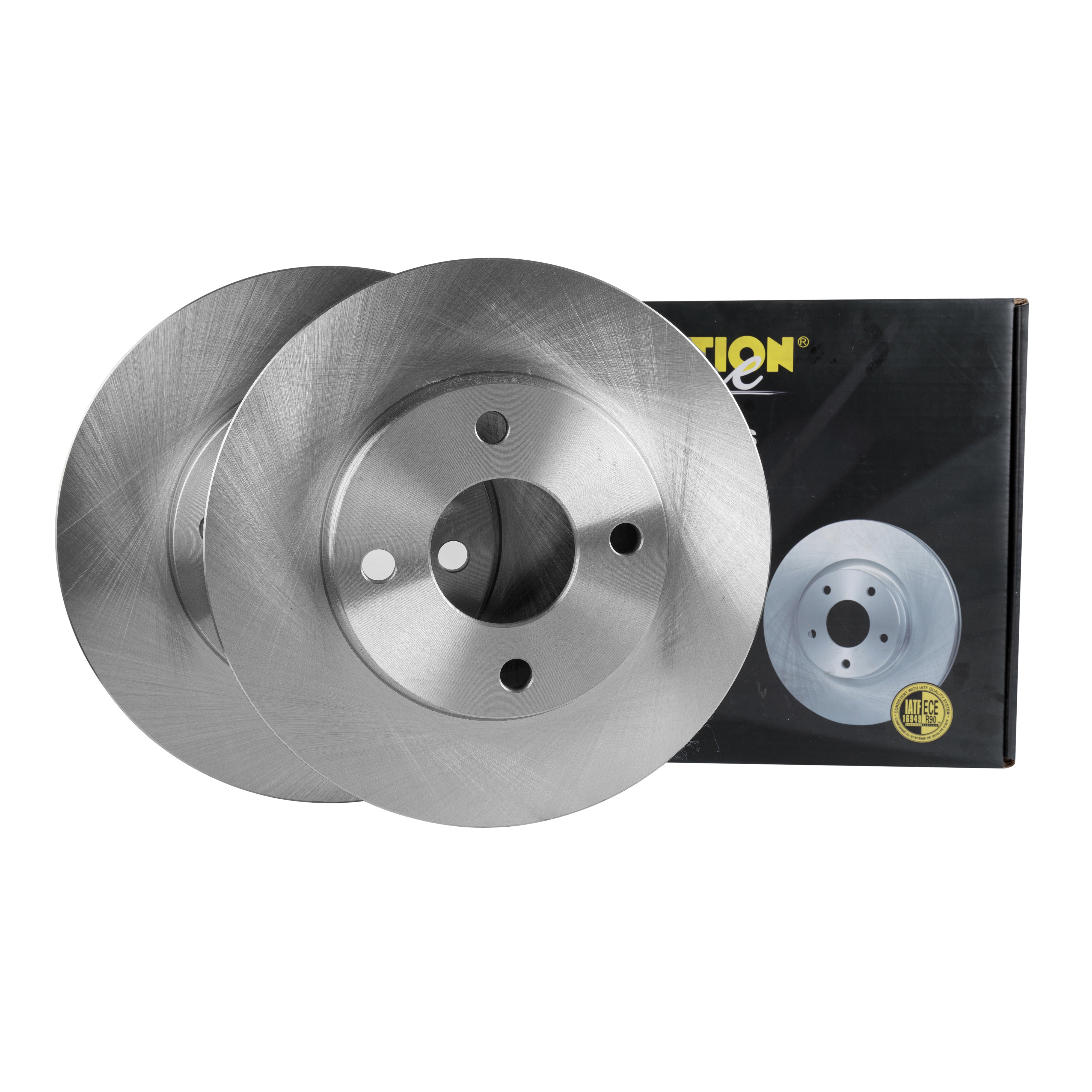 FRICTION1 -  Front Vented Brake Disc Pair Non-Coated (oiled) R90 - 258mm Diameter