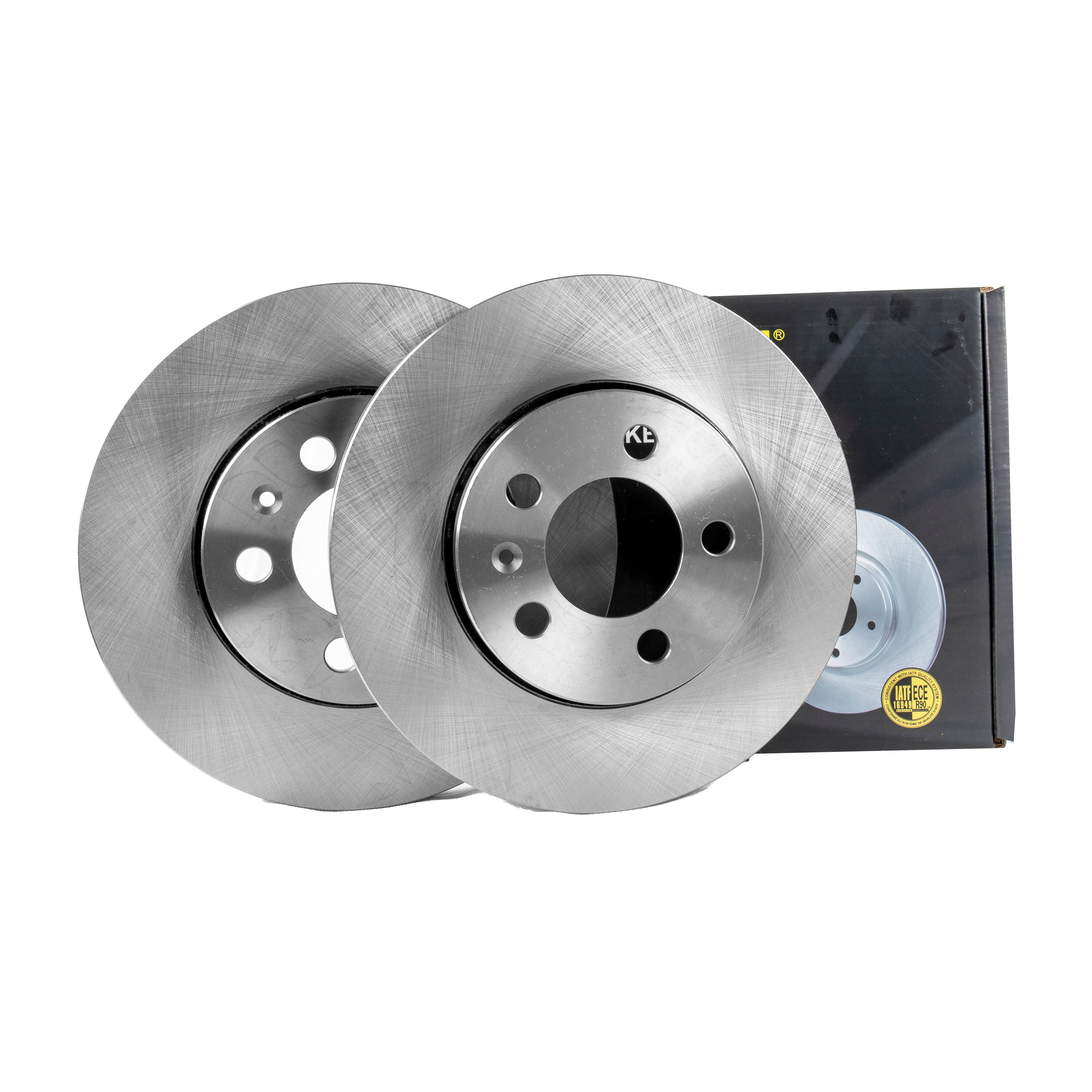 FRICTION1 -  Front Vented Brake Disc Pair Non-Coated (oiled) R90 - 256mm Diameter