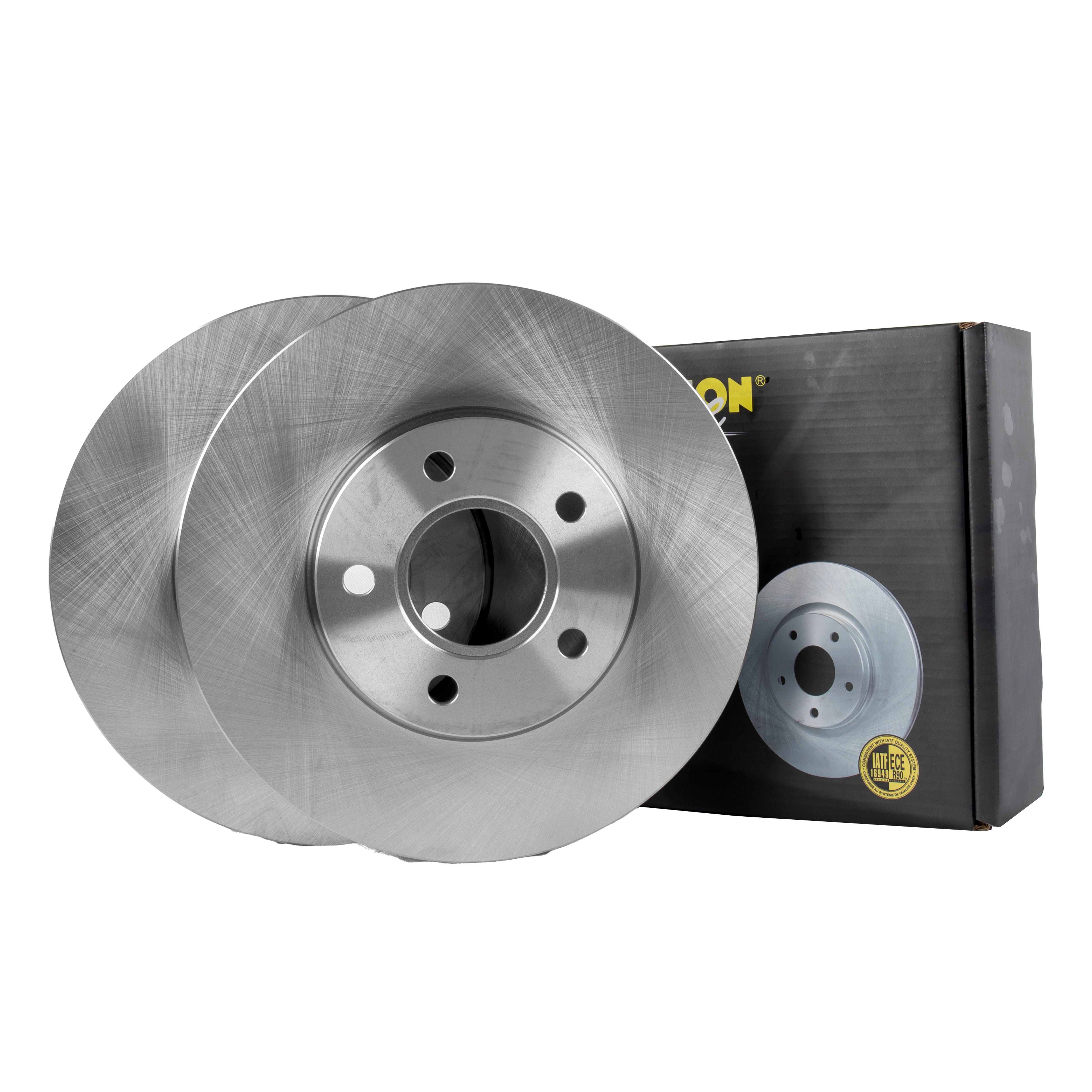 FRICTION1 -  Front Vented Brake Disc Pair Non-Coated (Oiled) R90 - 278mm Diameter