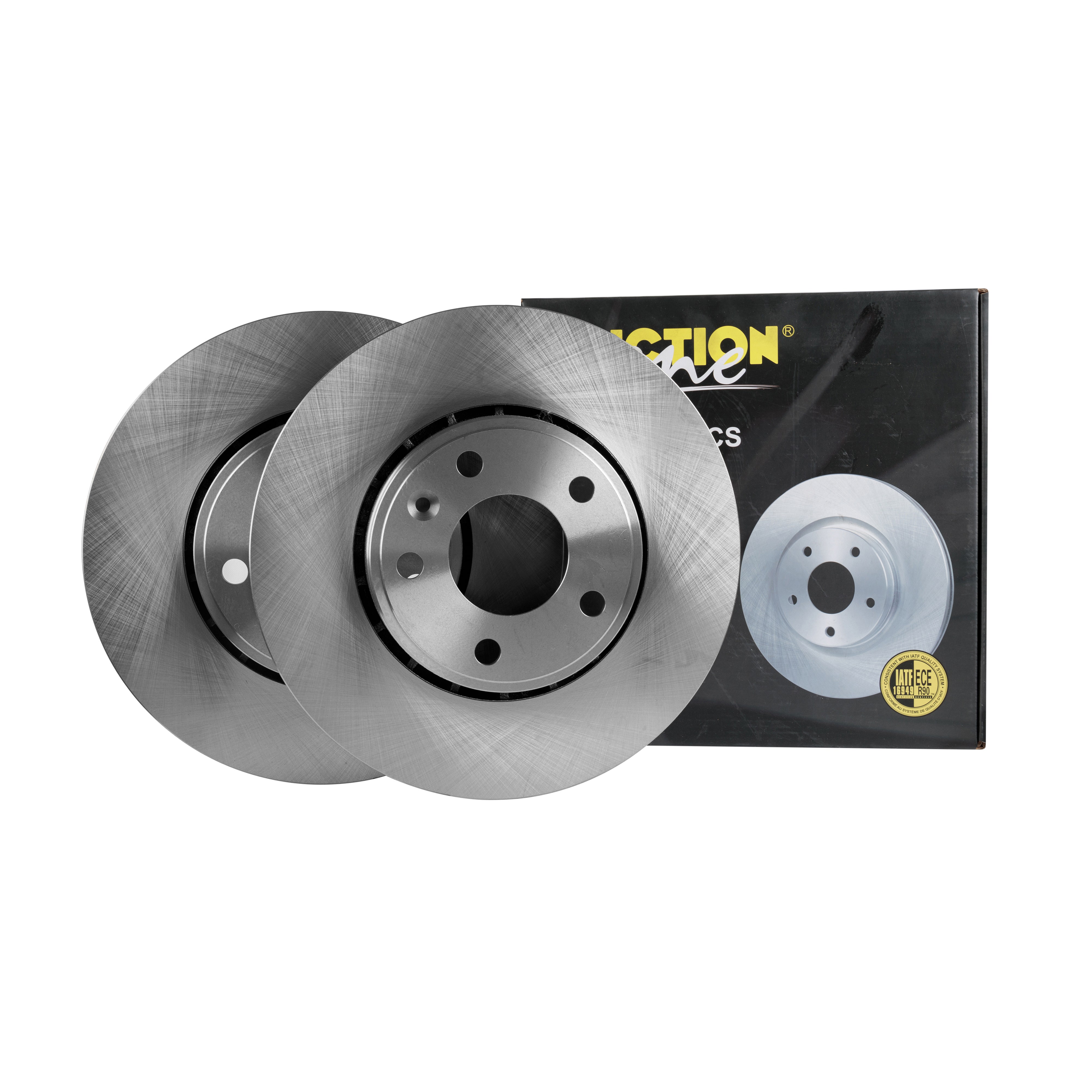 FRICTION1 -  Front Vented Brake Disc Pair Non-Coated (oiled) R90 - 305mm Diameter