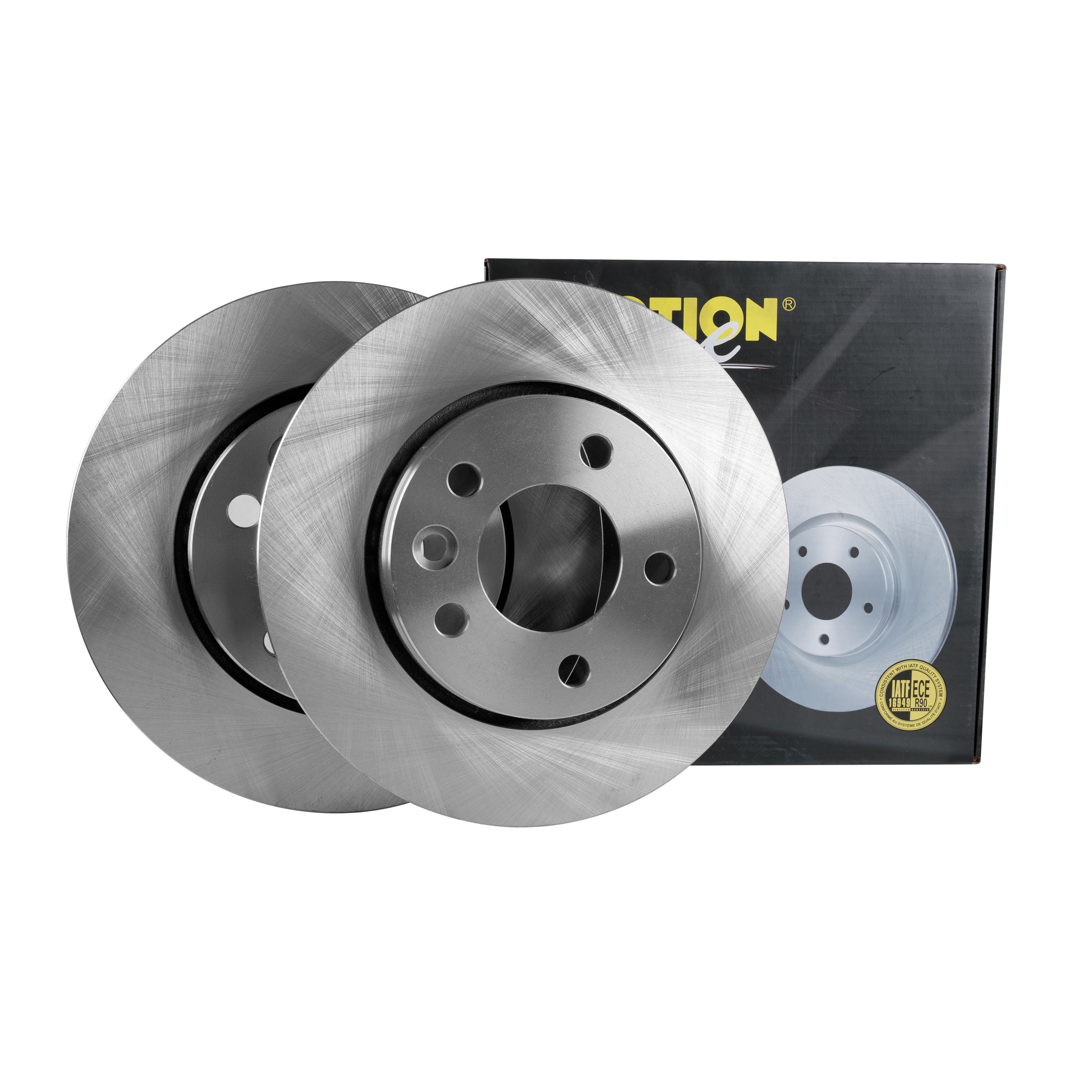 FRICTION1 -  Rear Vented Brake Disc Pair Non-Coated (oiled) R90 - 294mm Diameter
