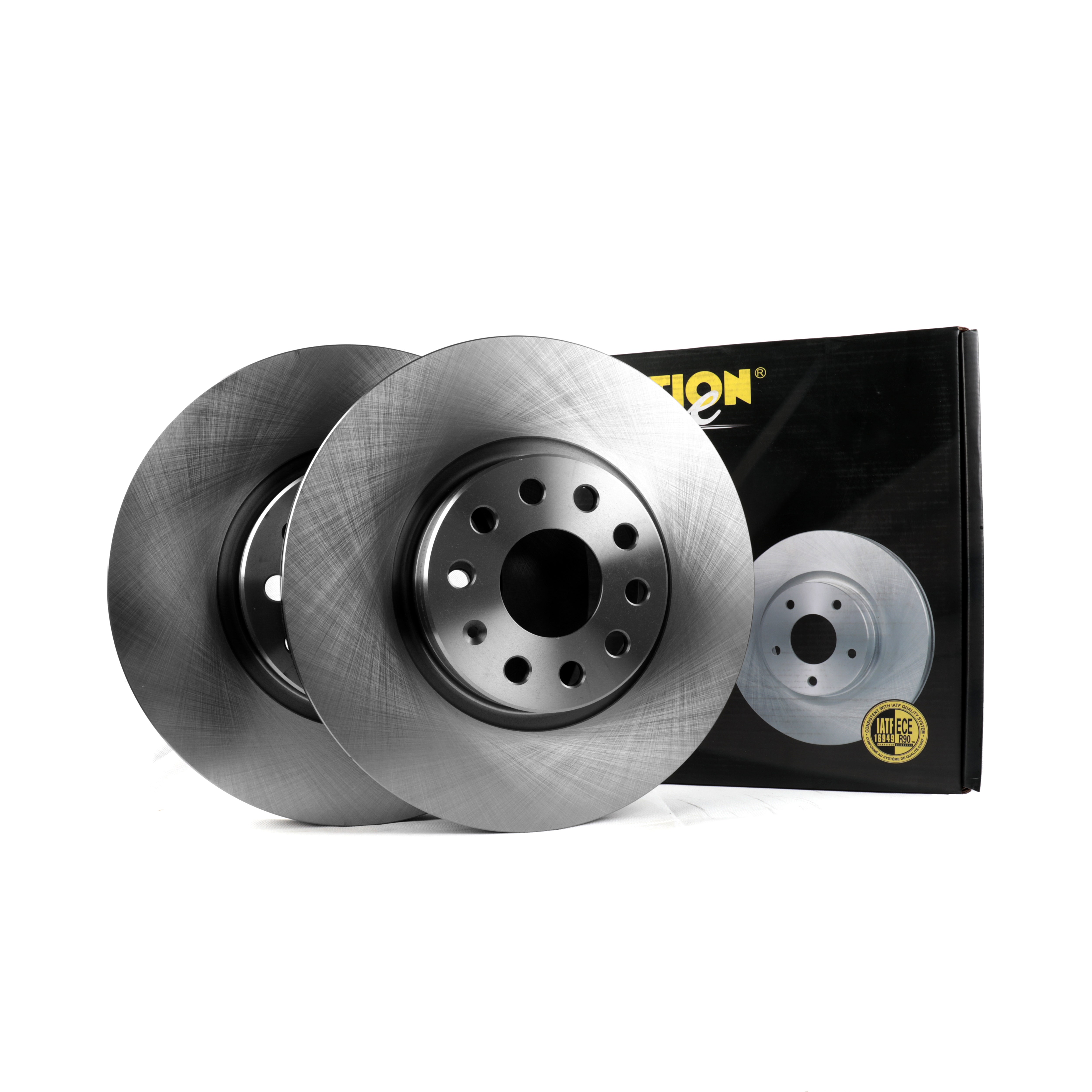 FRICTION1 -  Front Vented Brake Disc Pair Non-Coated (oiled) R90 - 312mm Diameter