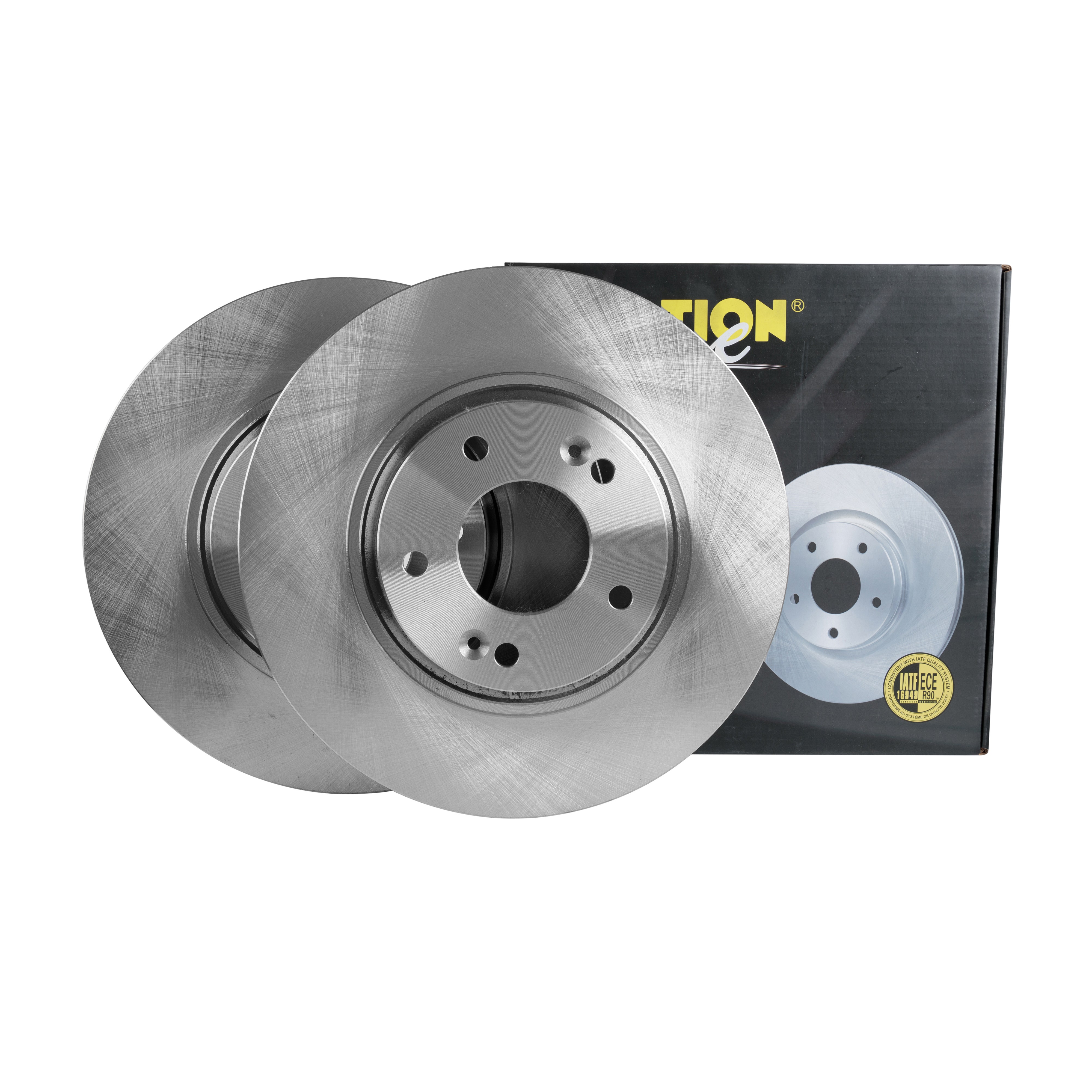 FRICTION1 -  Front Vented Brake Disc Pair Non-Coated (oiled) R90 - 300mm Diameter