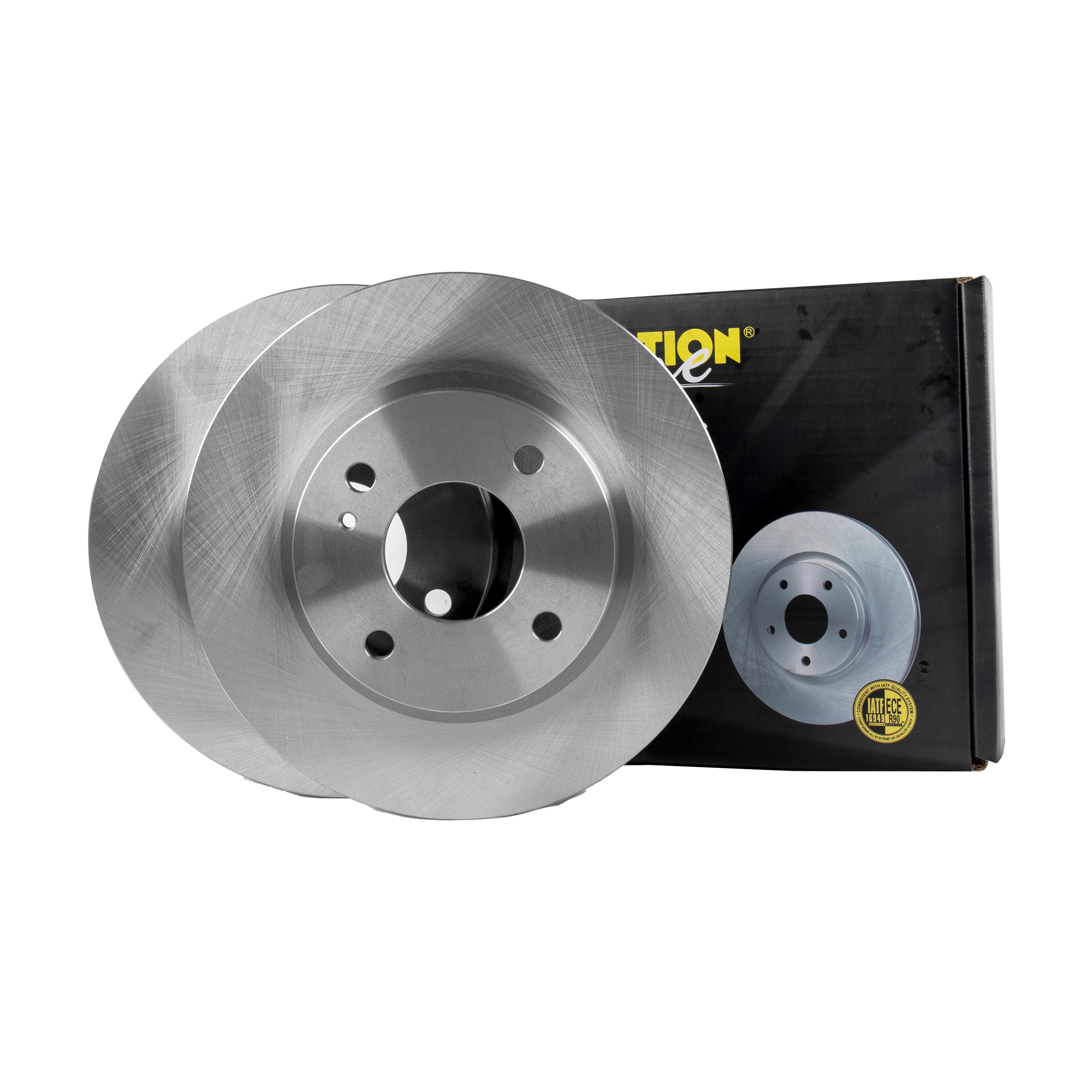 FRICTION1 -  Front Vented Brake Disc Pair Non-Coated (oiled) R90 - 280mm Diameter