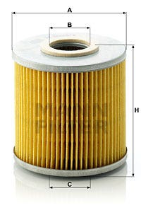 MANN -  Oil Filter - Insert