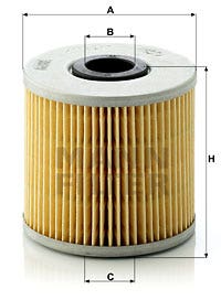 MANN -  Oil Filter - Insert