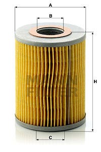 MANN -  Oil Filter - Insert